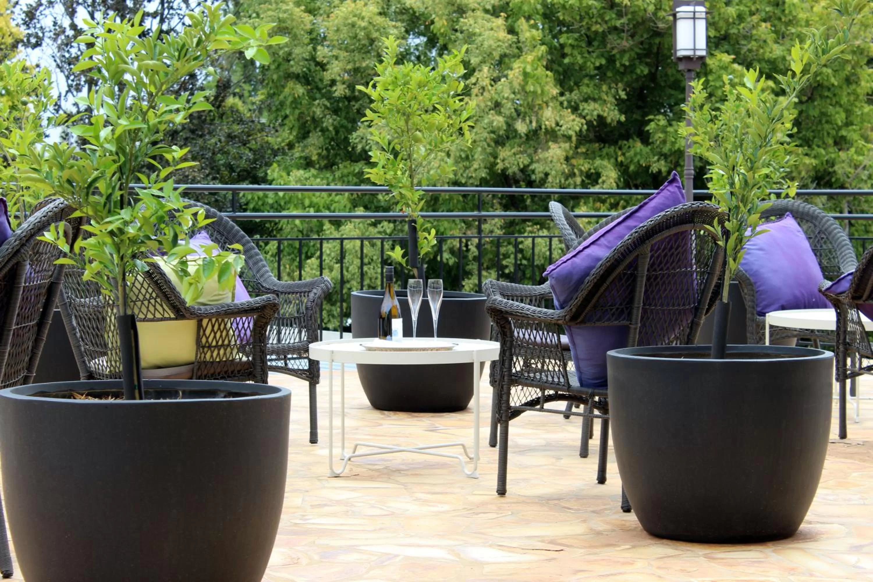 Balcony/Terrace in The Oriana Orange - Retro Hotel & Resort