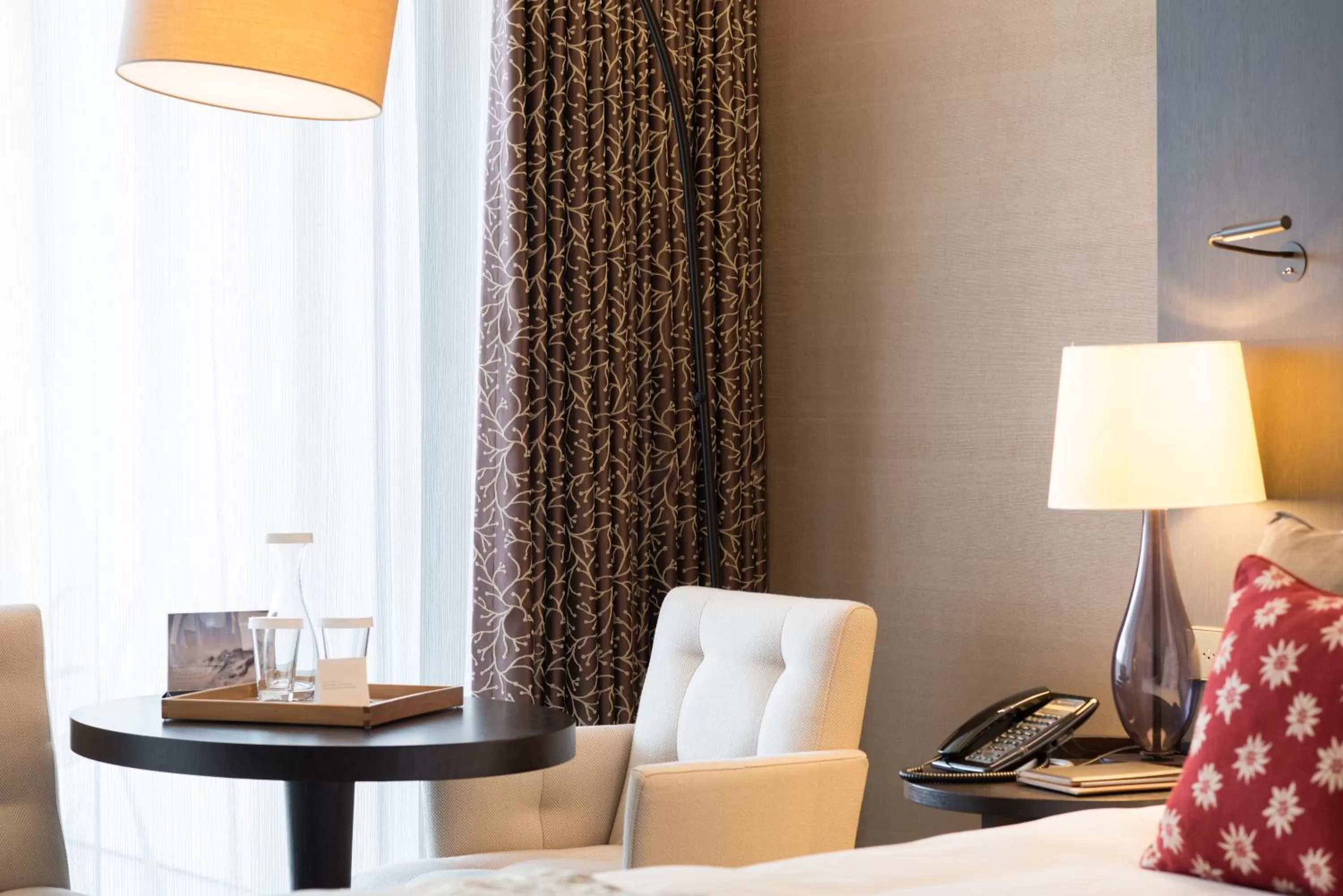 Seating area in AlpenGold Hotel Davos