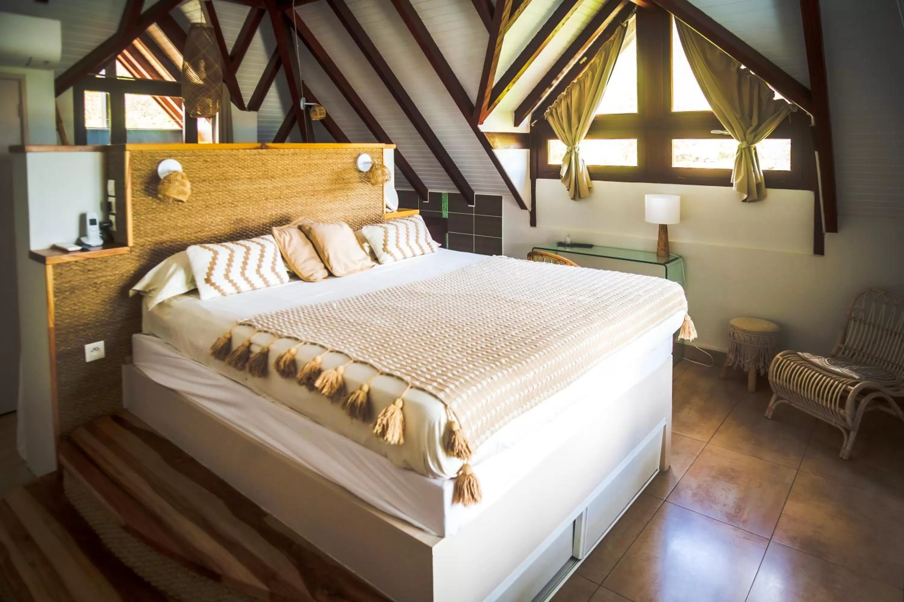 Bed in La Suite Villa