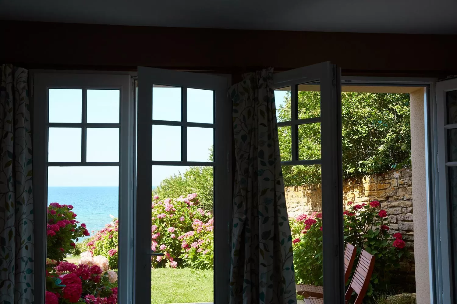 Sea view in Chambres d'hôtes Les 4 Vents Pointe du Hoc - Landing Beaches