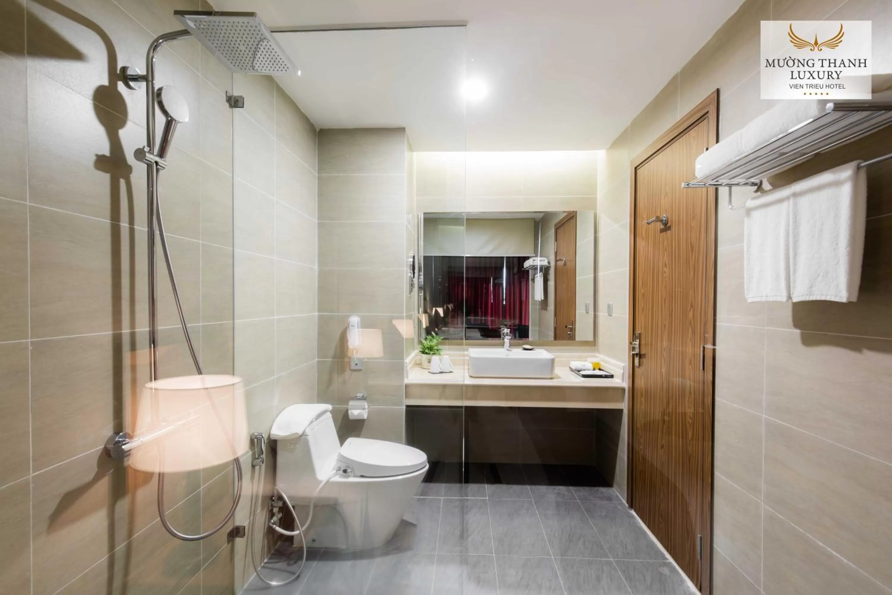 Bathroom in Muong Thanh Luxury Vien Trieu Nha Trang