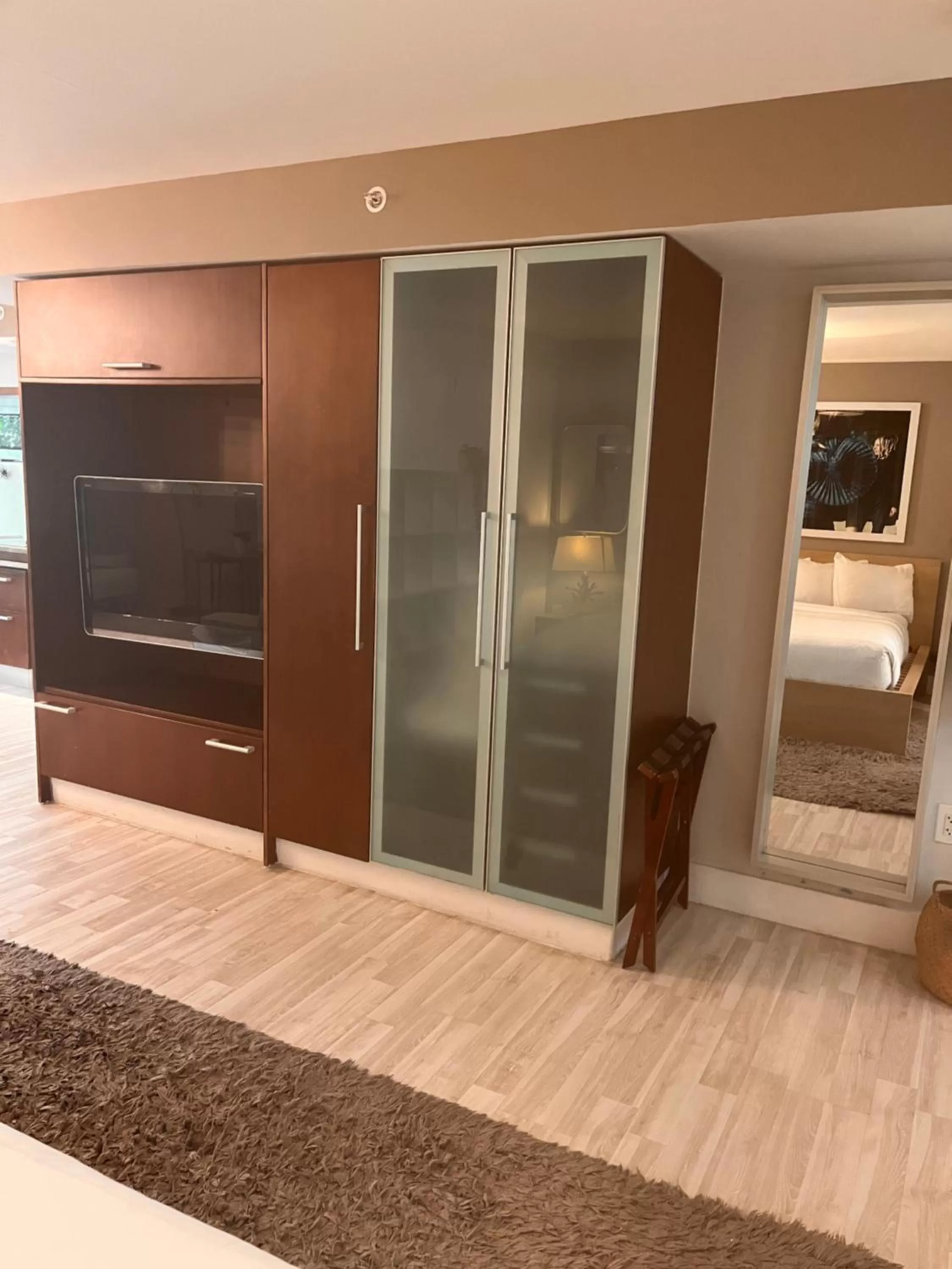 TV and multimedia in Suites at The Strand on Ocean Drive