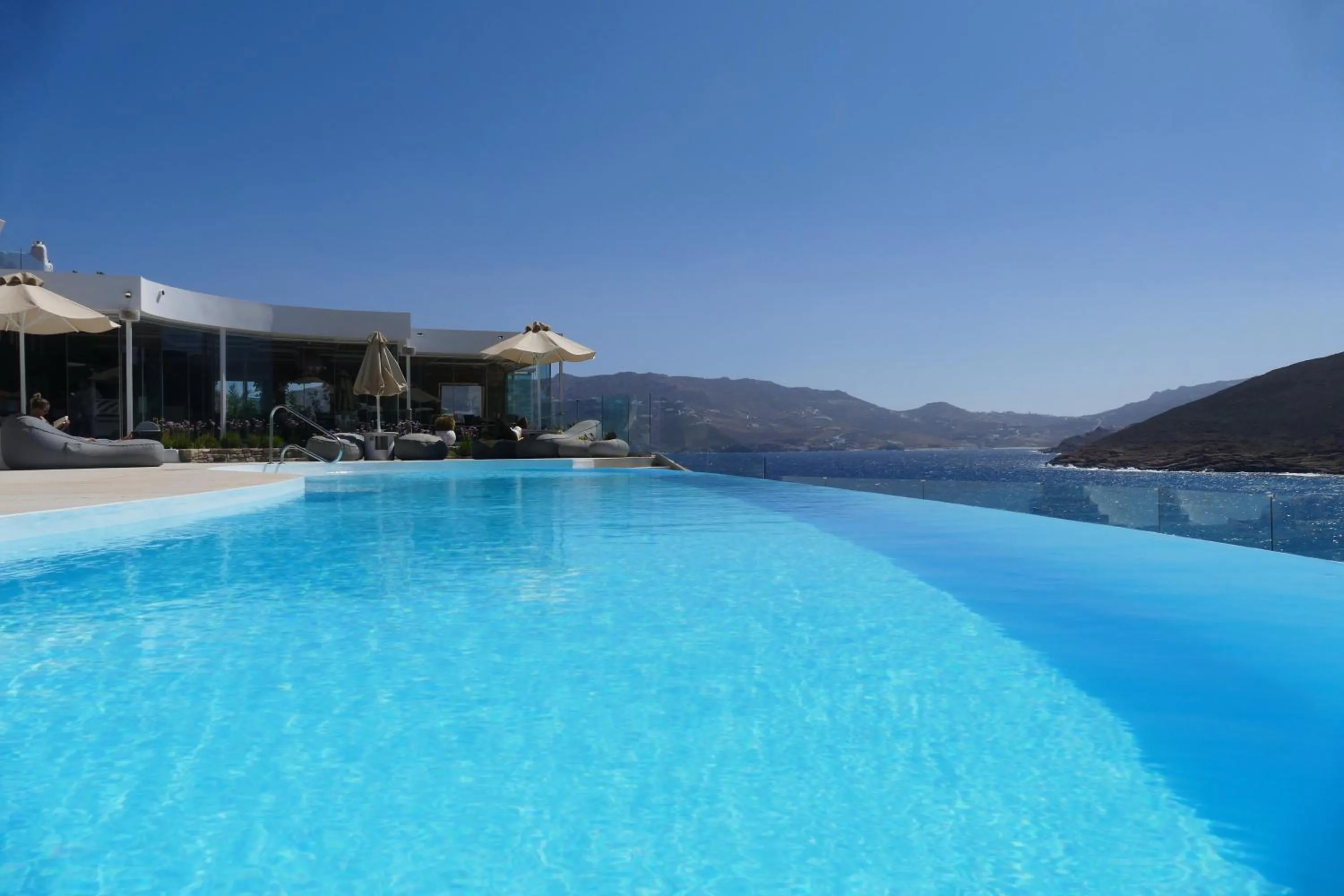 Swimming pool in Panormos Village Hotel
