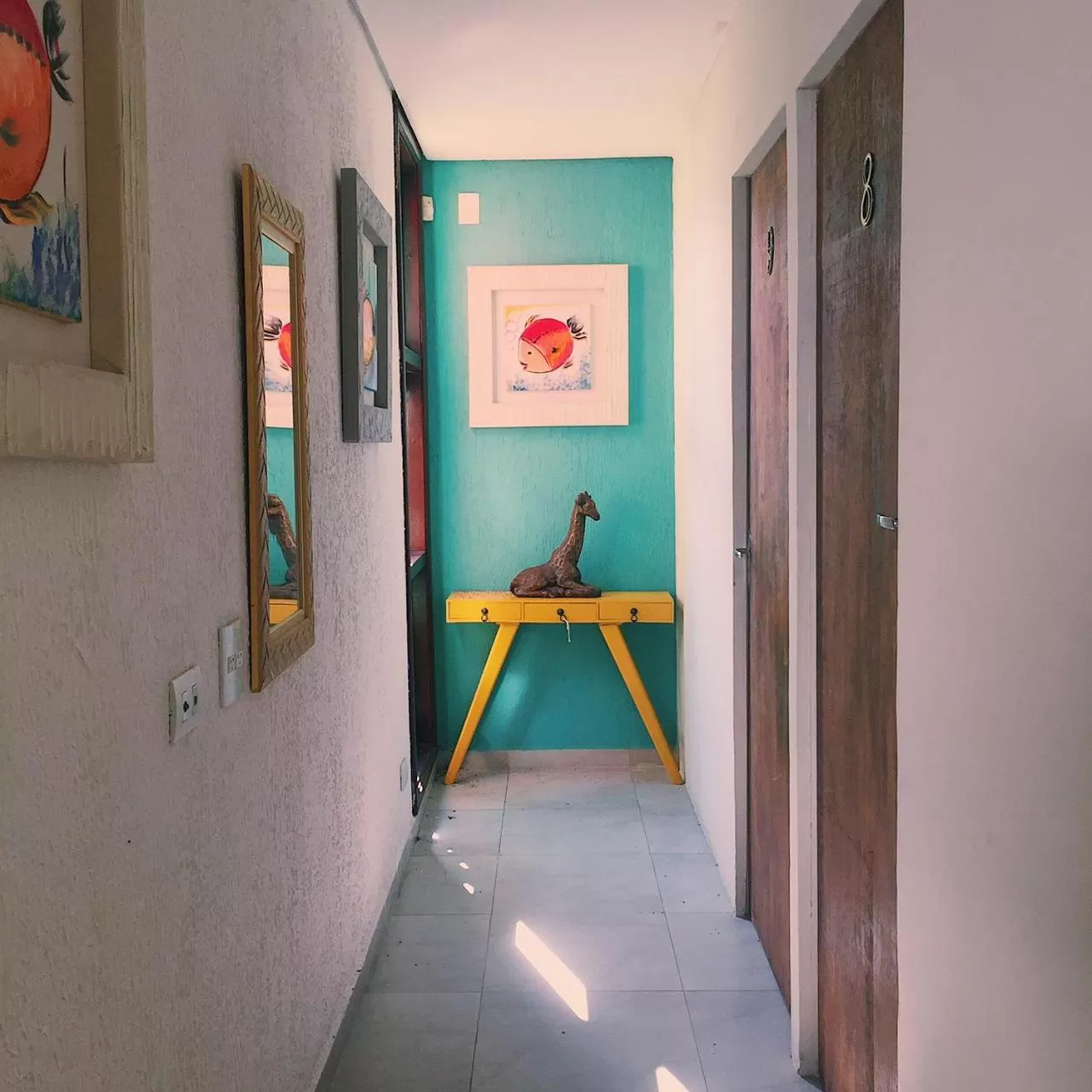 Decorative detail in Hostel e Pousada Bahia Beach