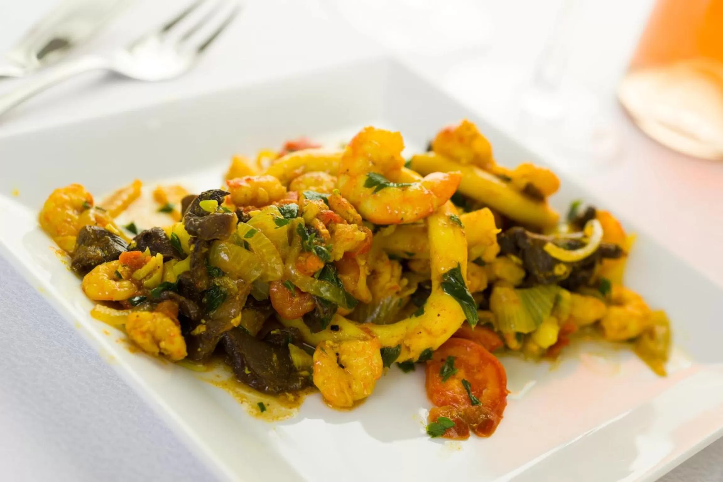 Food close-up in Golf Royal Hotel