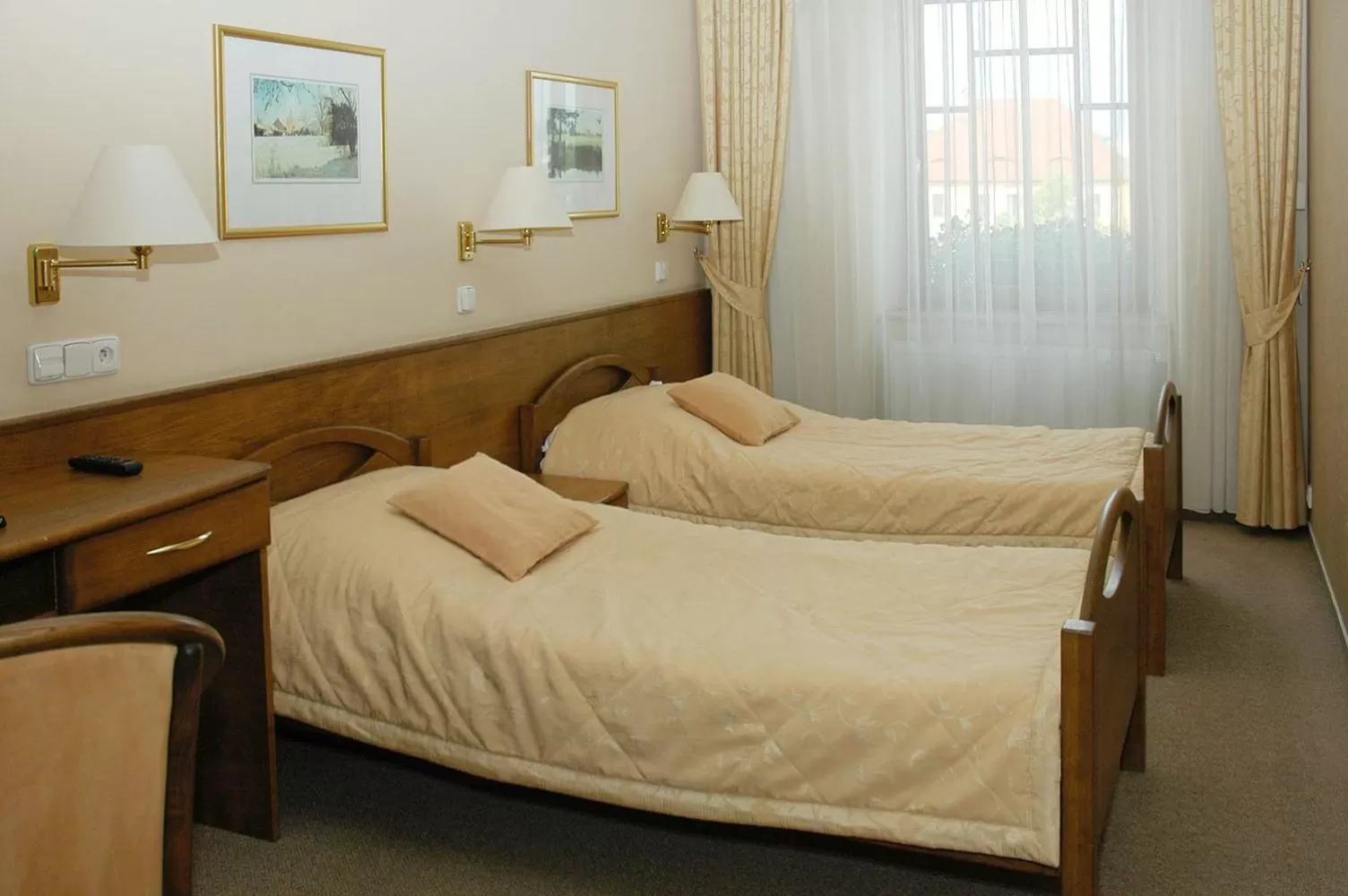 Bed in Hotel Restaurant Modrá Hvězda