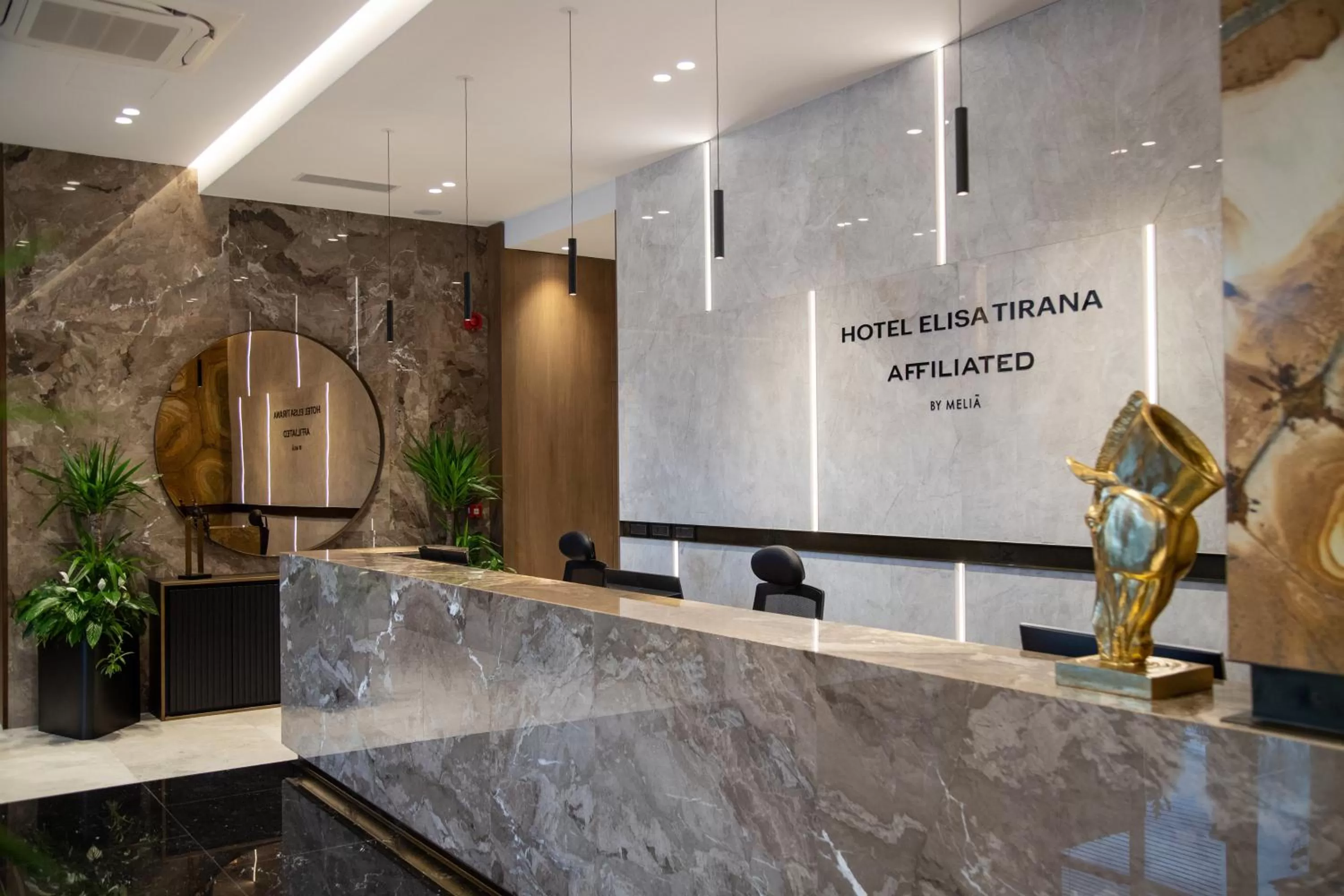 Lobby or reception in Hotel Elisa Tirana, Affiliated by Meliá