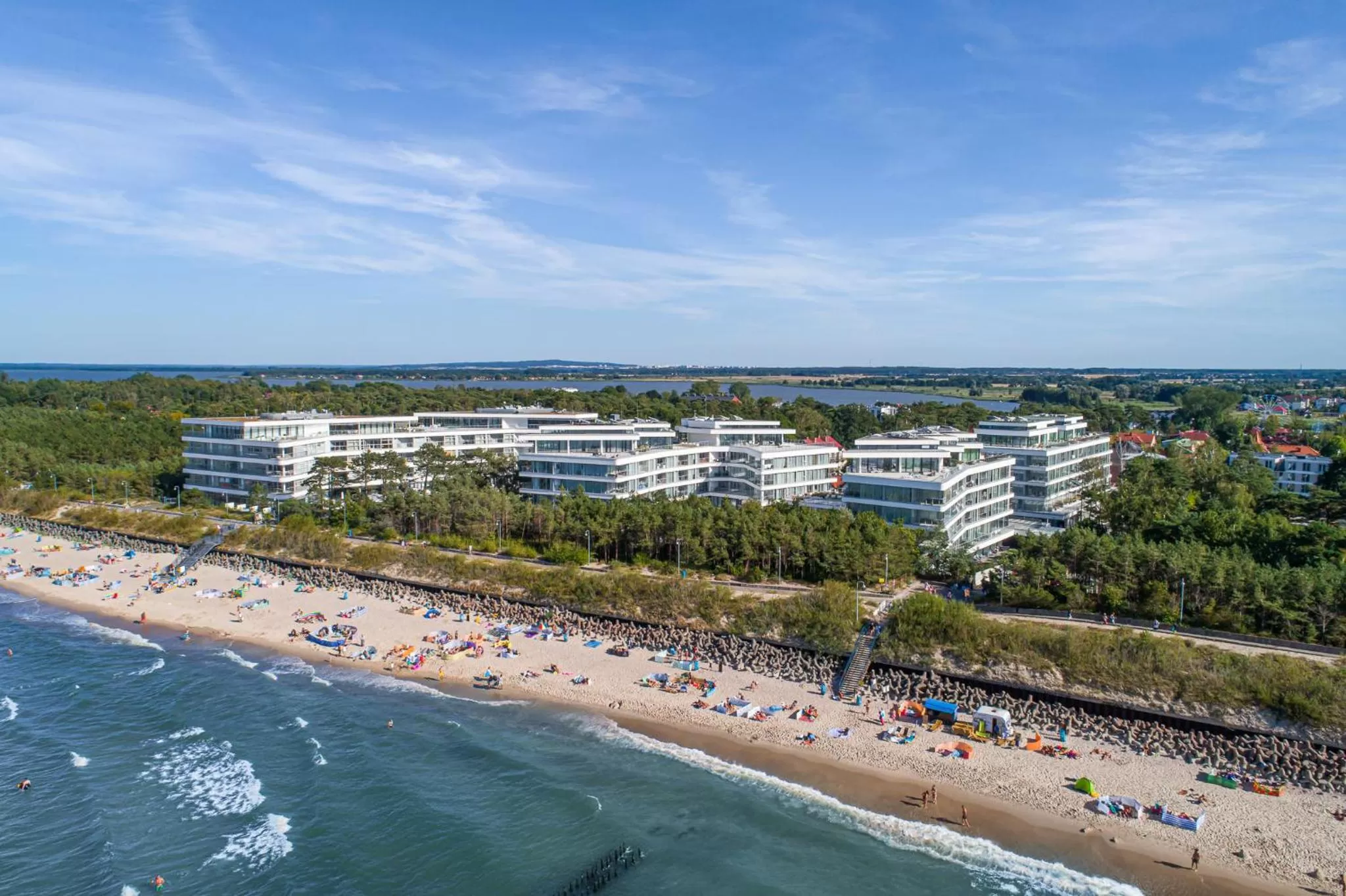 Property building, Bird's-eye View in Dune Resort Mielno - A