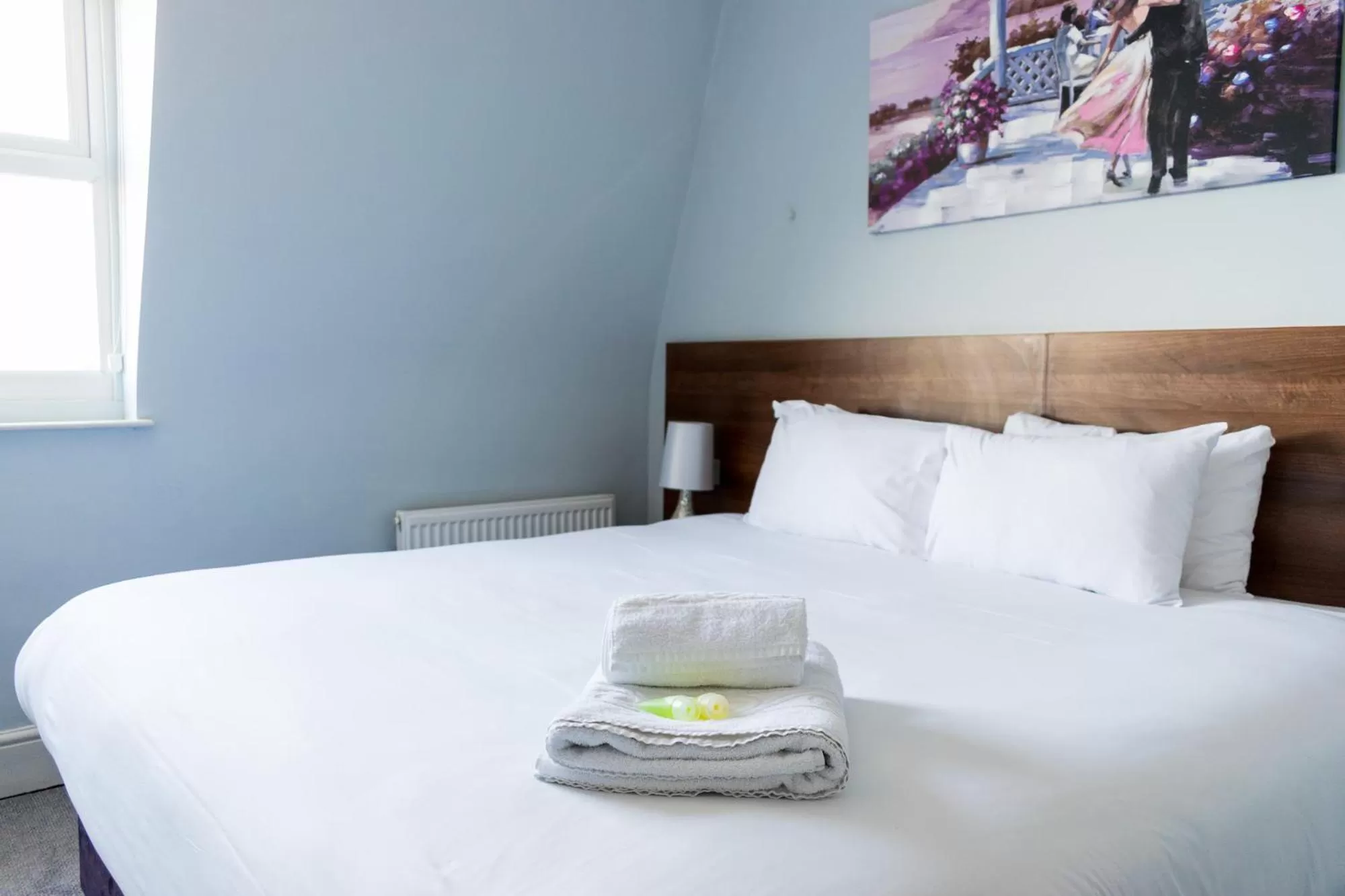 Bed in The View Hotel Folkestone, a member of Radisson Individuals