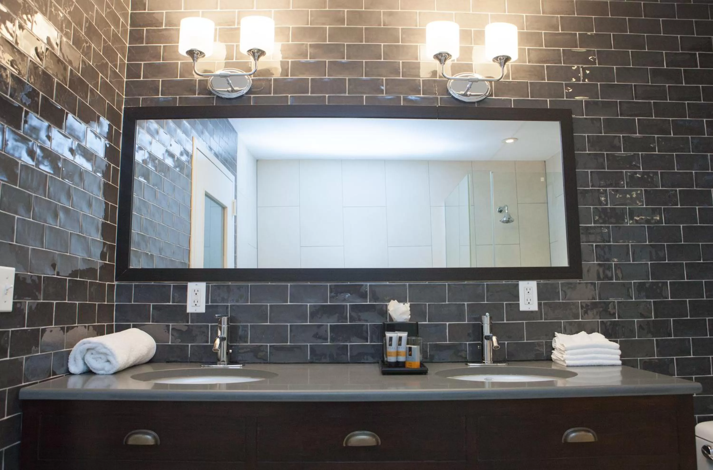 Bathroom in Ravel Hotel Trademark Collection by Wyndham