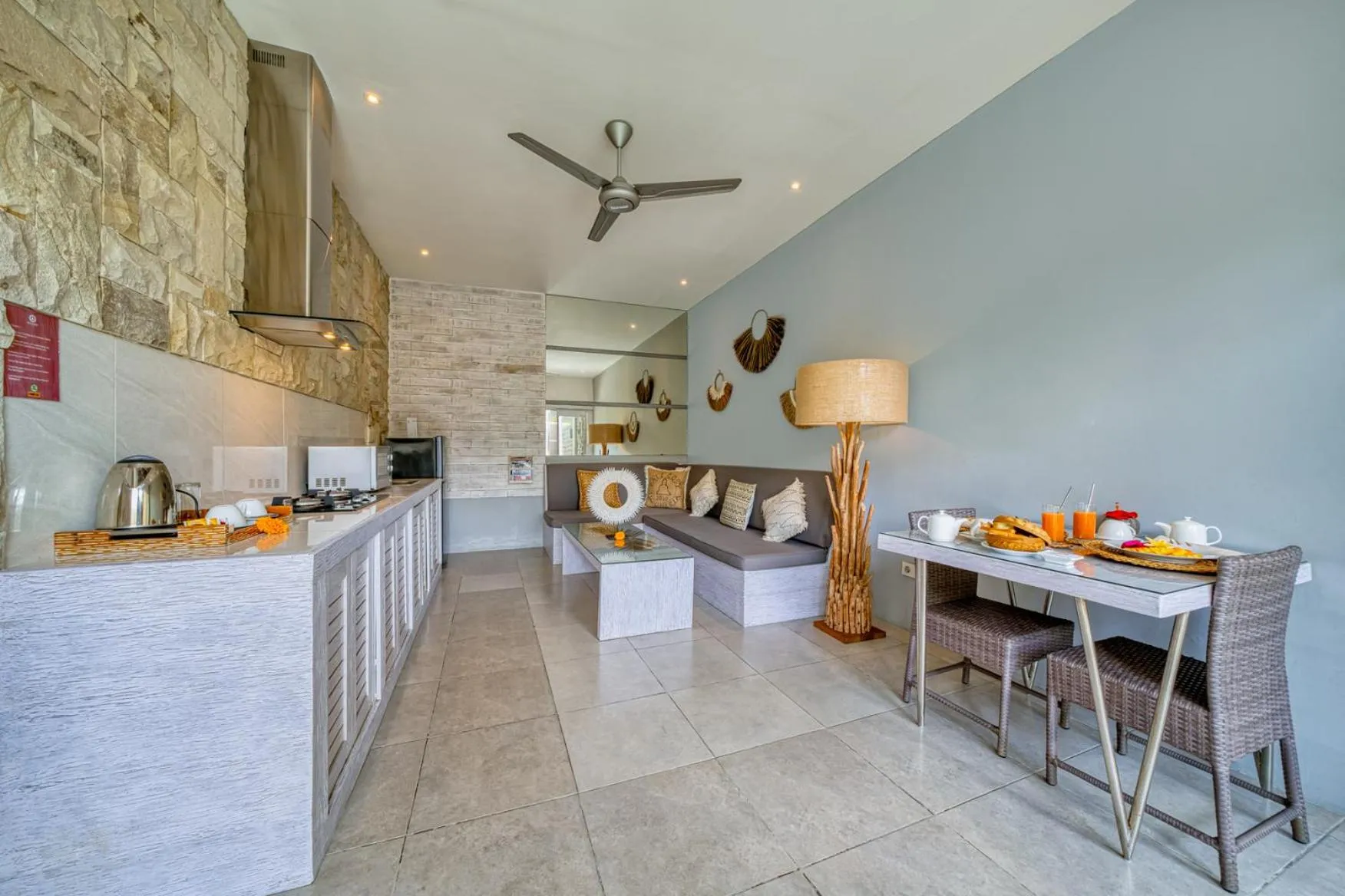 Living room in Bali Cosy Villas Seminyak