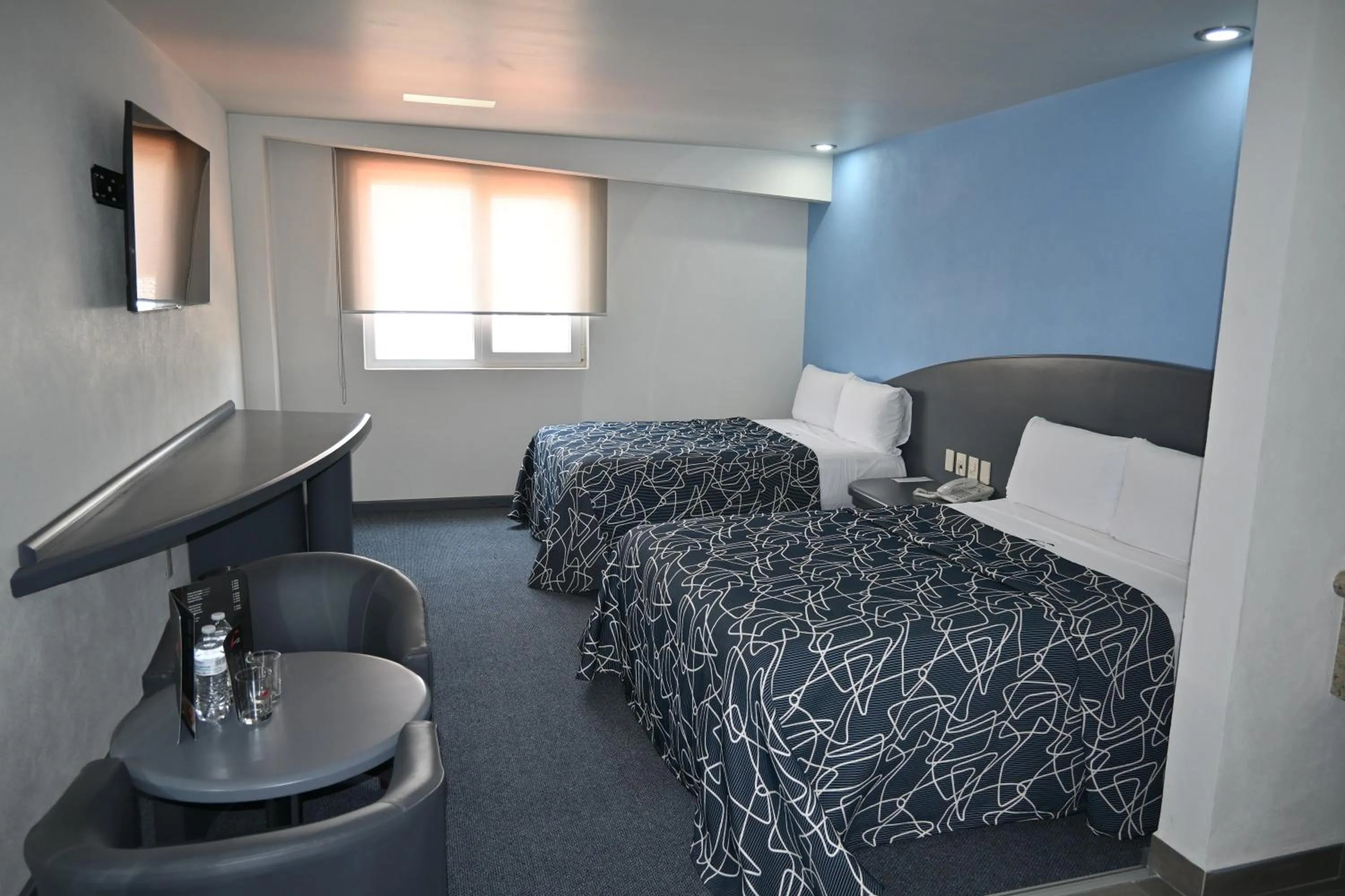 Bed in Hotel Concorde Toluca