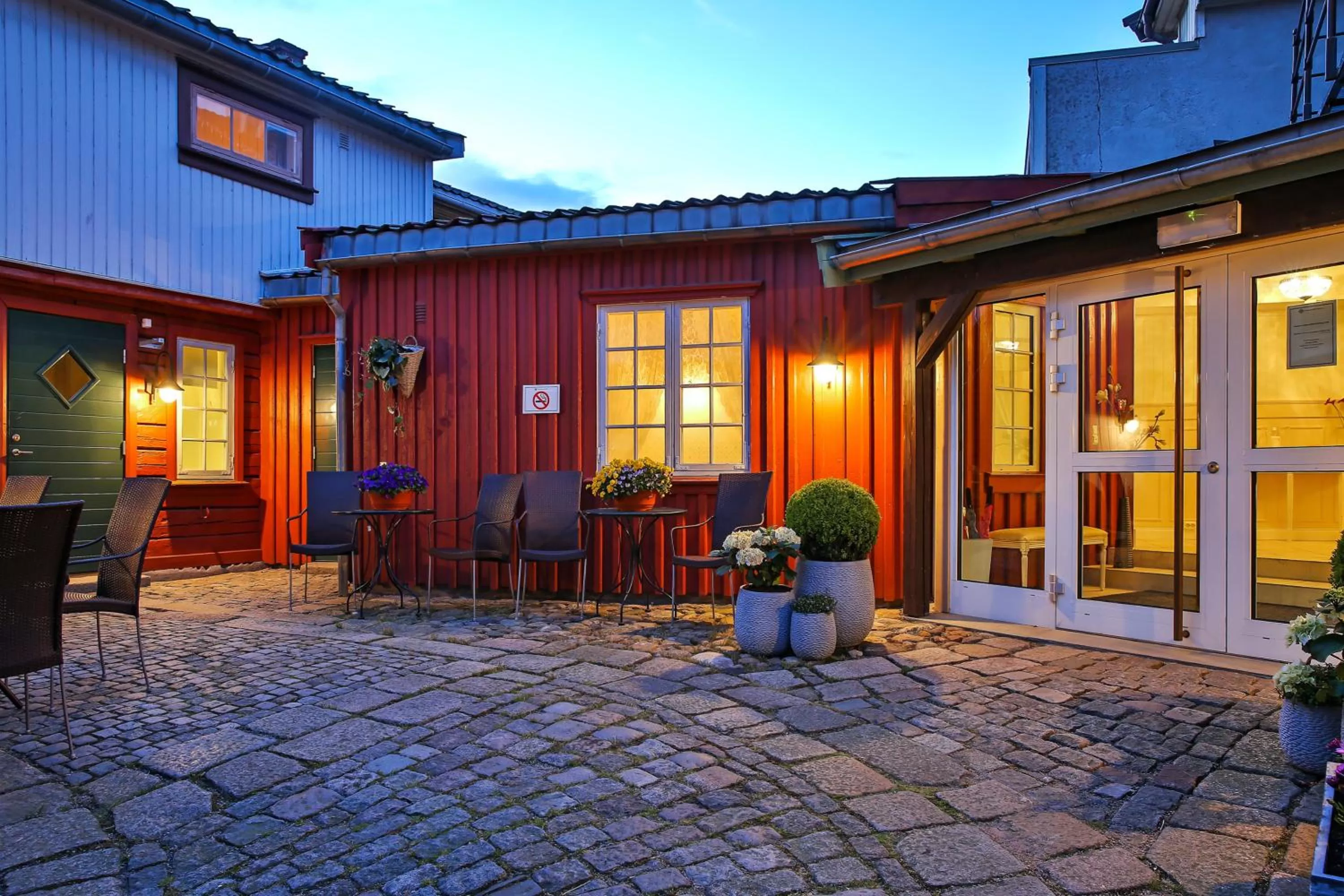 Patio in Gamlebyen Hotell - Fredrikstad
