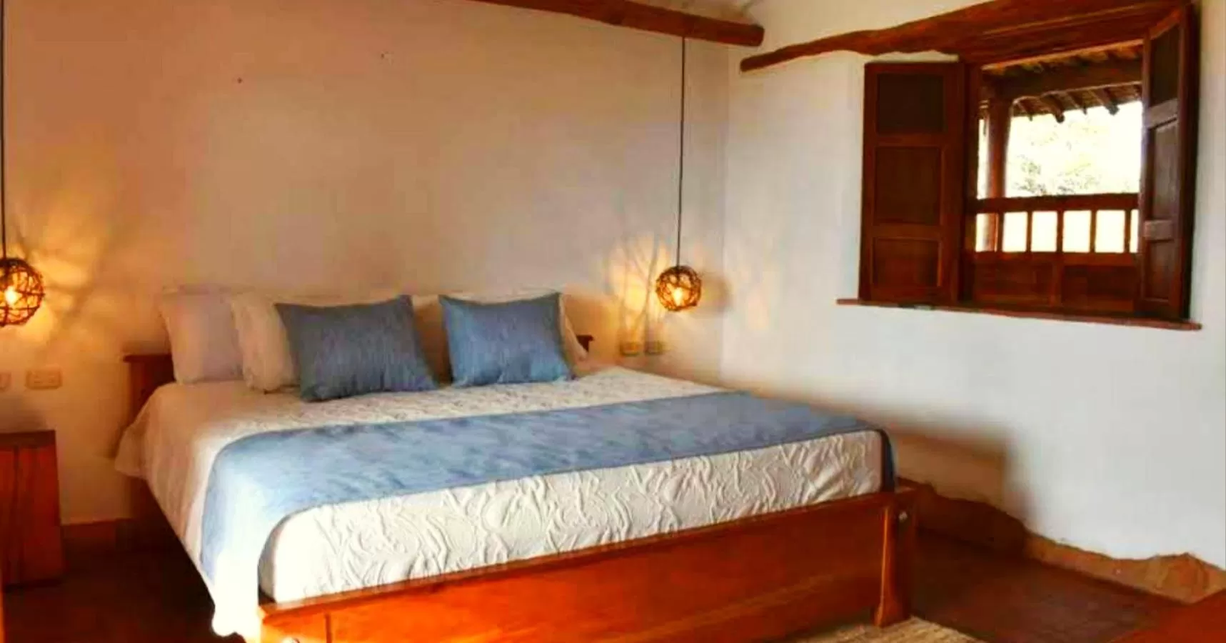 Property building, Bed in Hotel Buenosaires Barichara