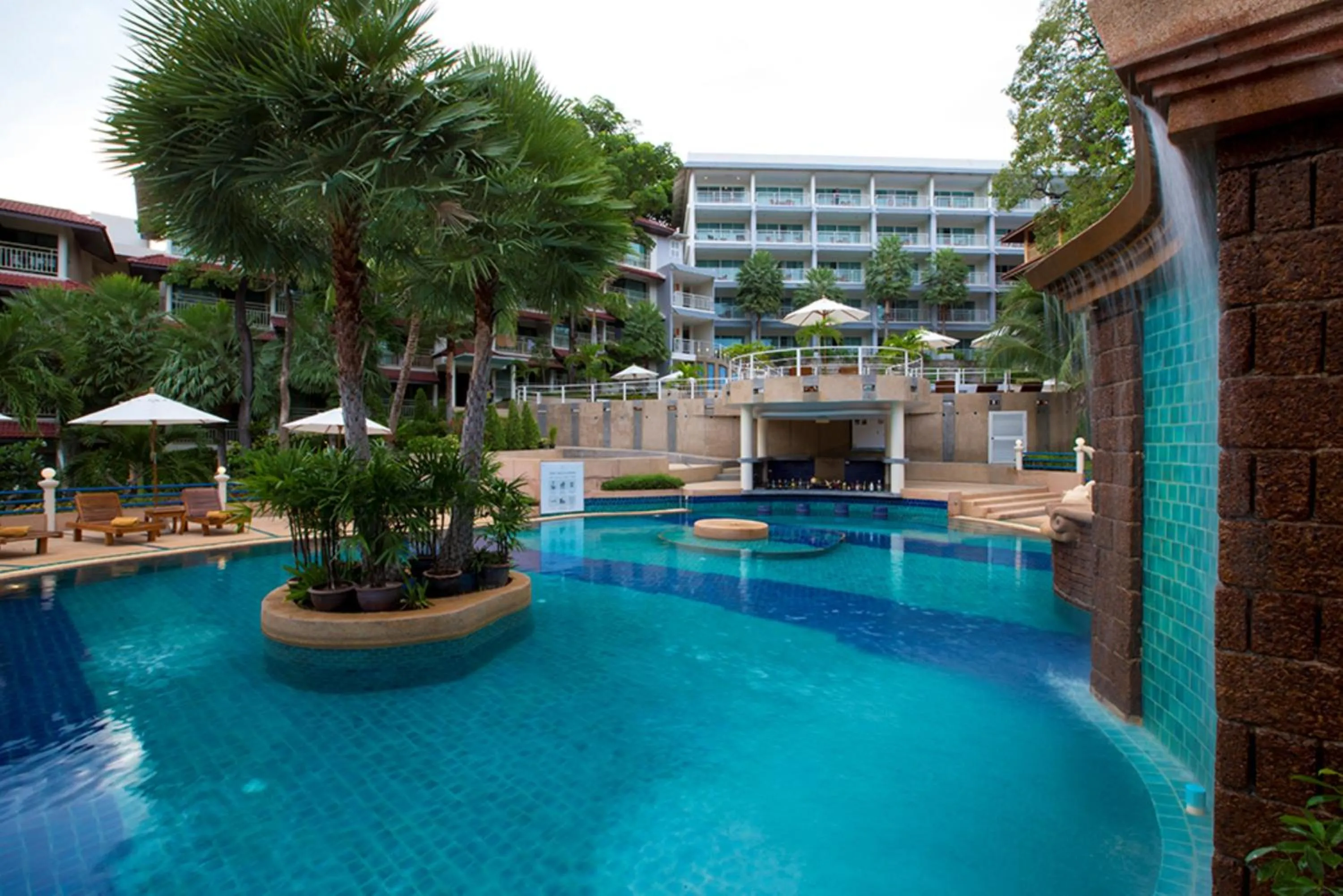 Swimming pool in Chanalai Flora Resort, Kata Beach