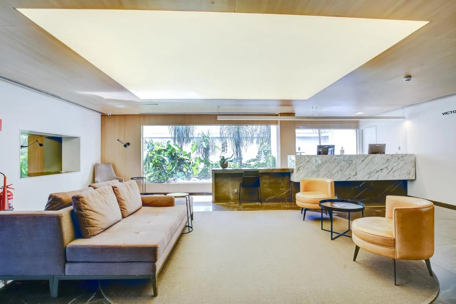 Lobby or reception in Roomo Transamerica SP Itaim Bibi