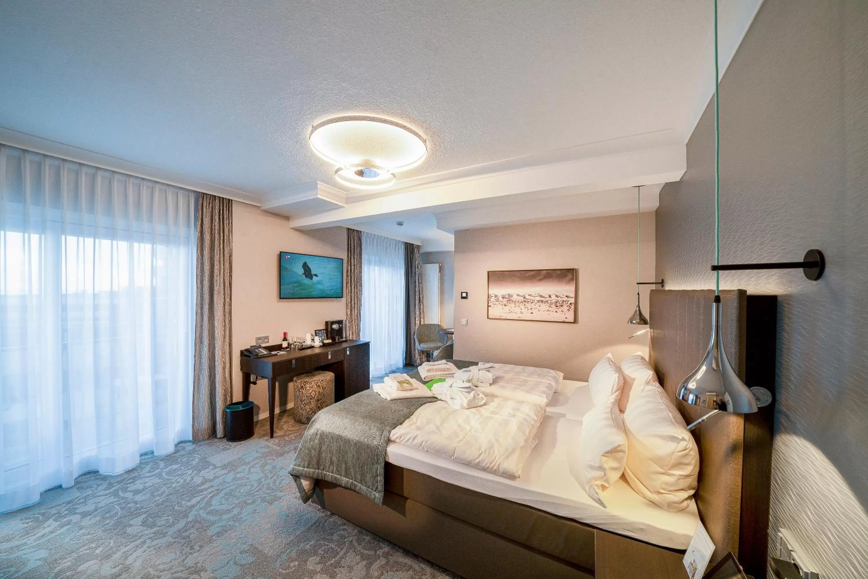 Bed in Strandhotel Duhnen