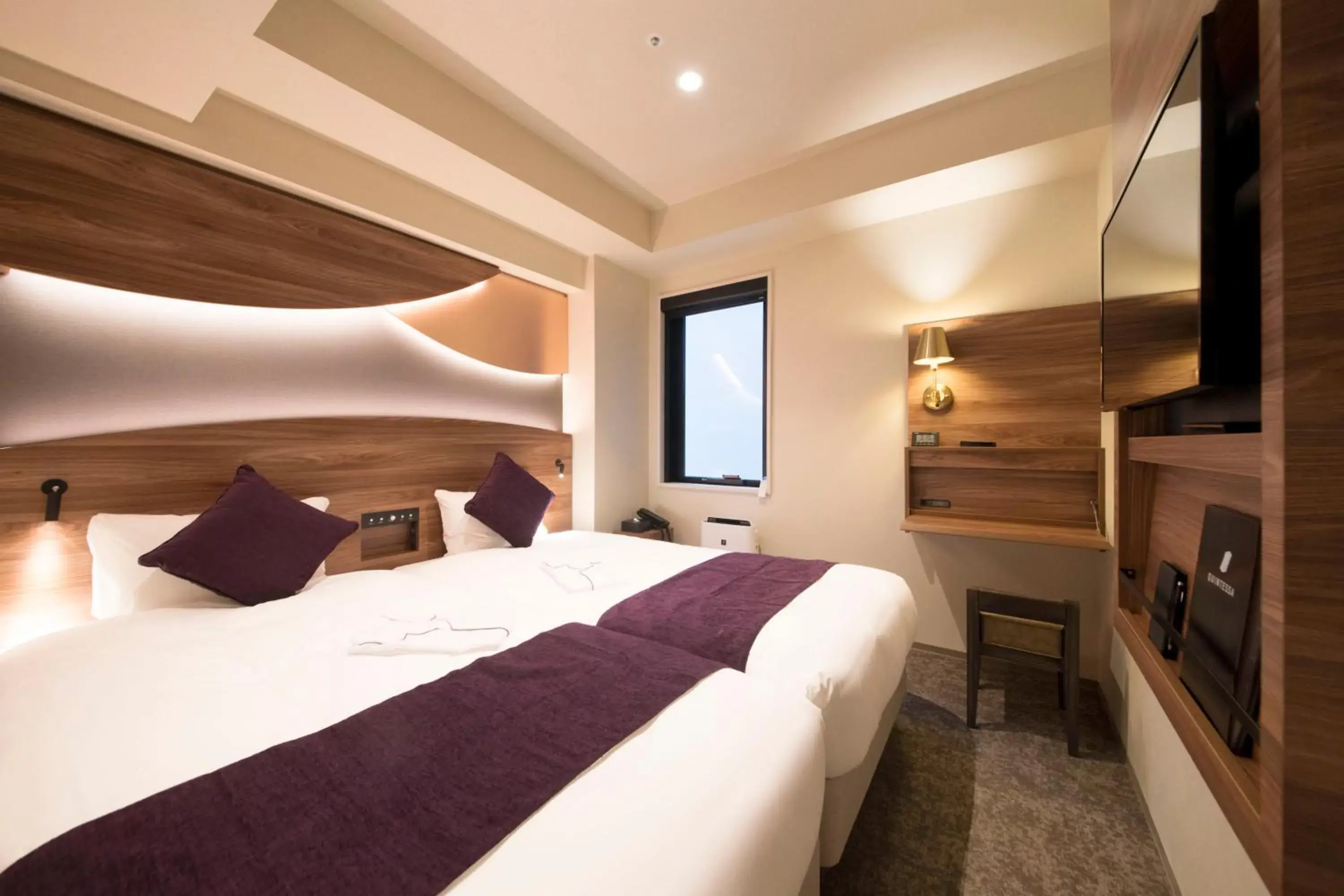 Hollywood Twin Room in Quintessa Hotel Tokyo Ginza Hollywood Twin Room in Quintessa Hotel Tokyo Ginza