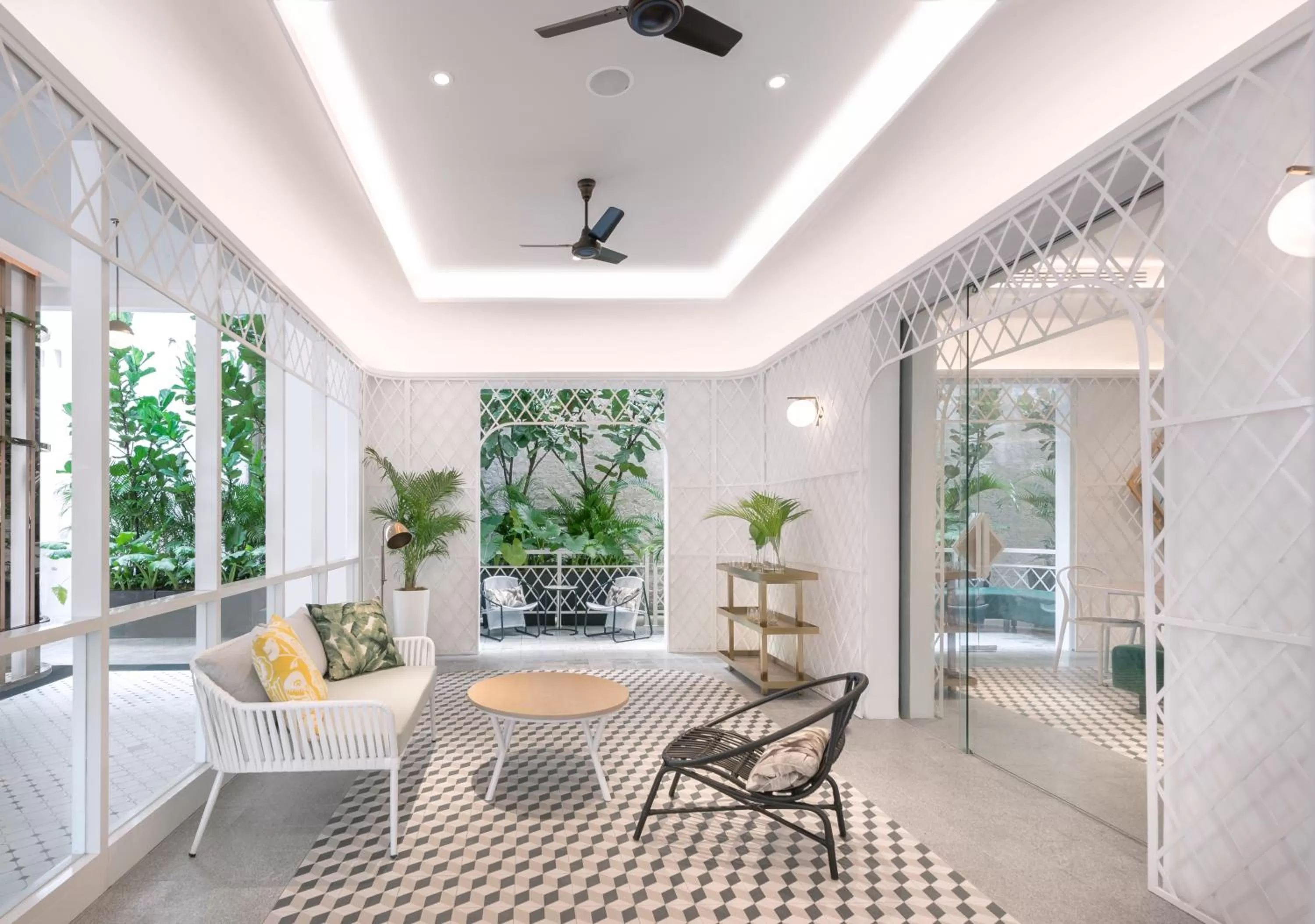 Seating area in The Prestige Hotel Penang, a Member of Design Hotels