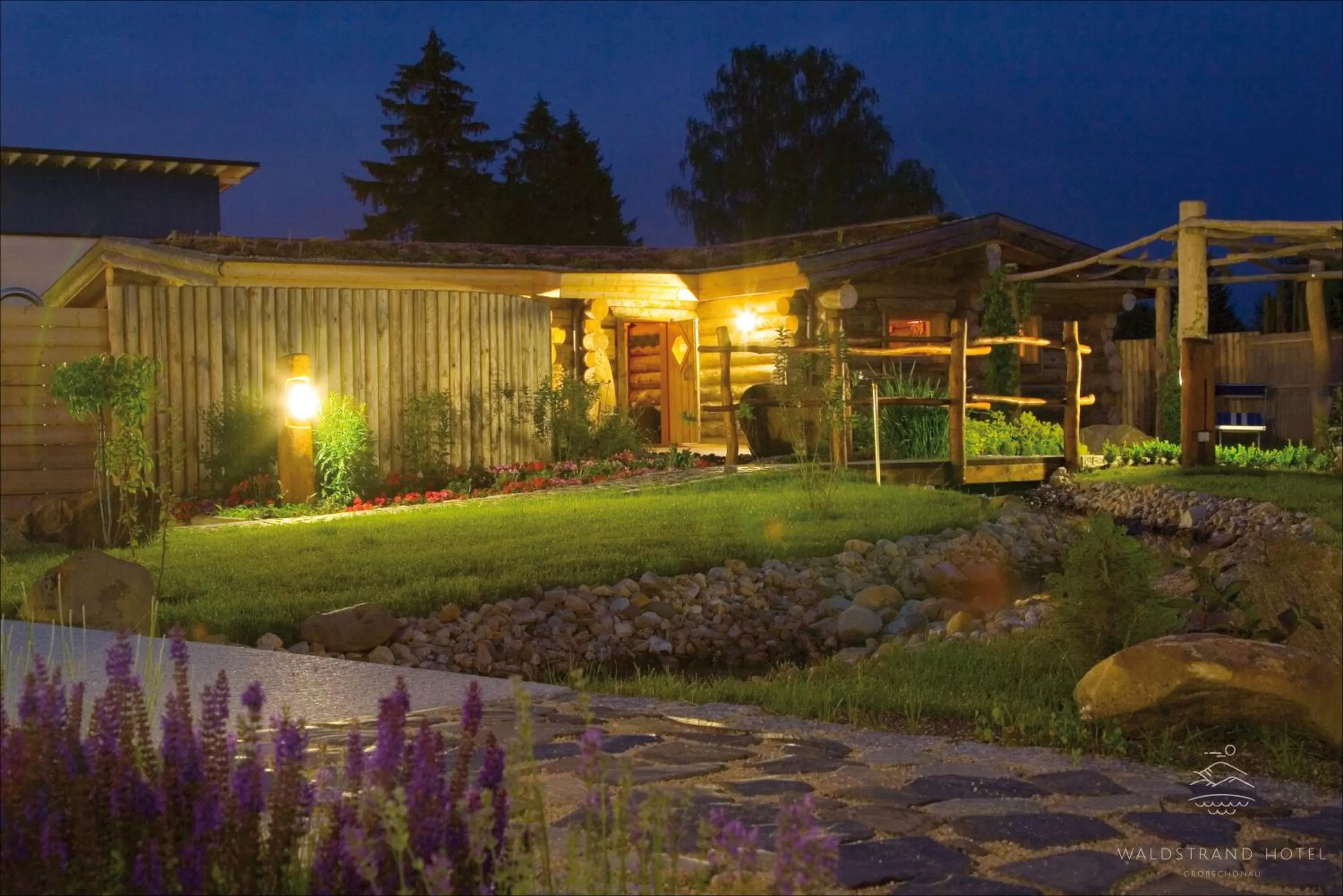 Sauna in Waldstrand-Hotel Großschönau