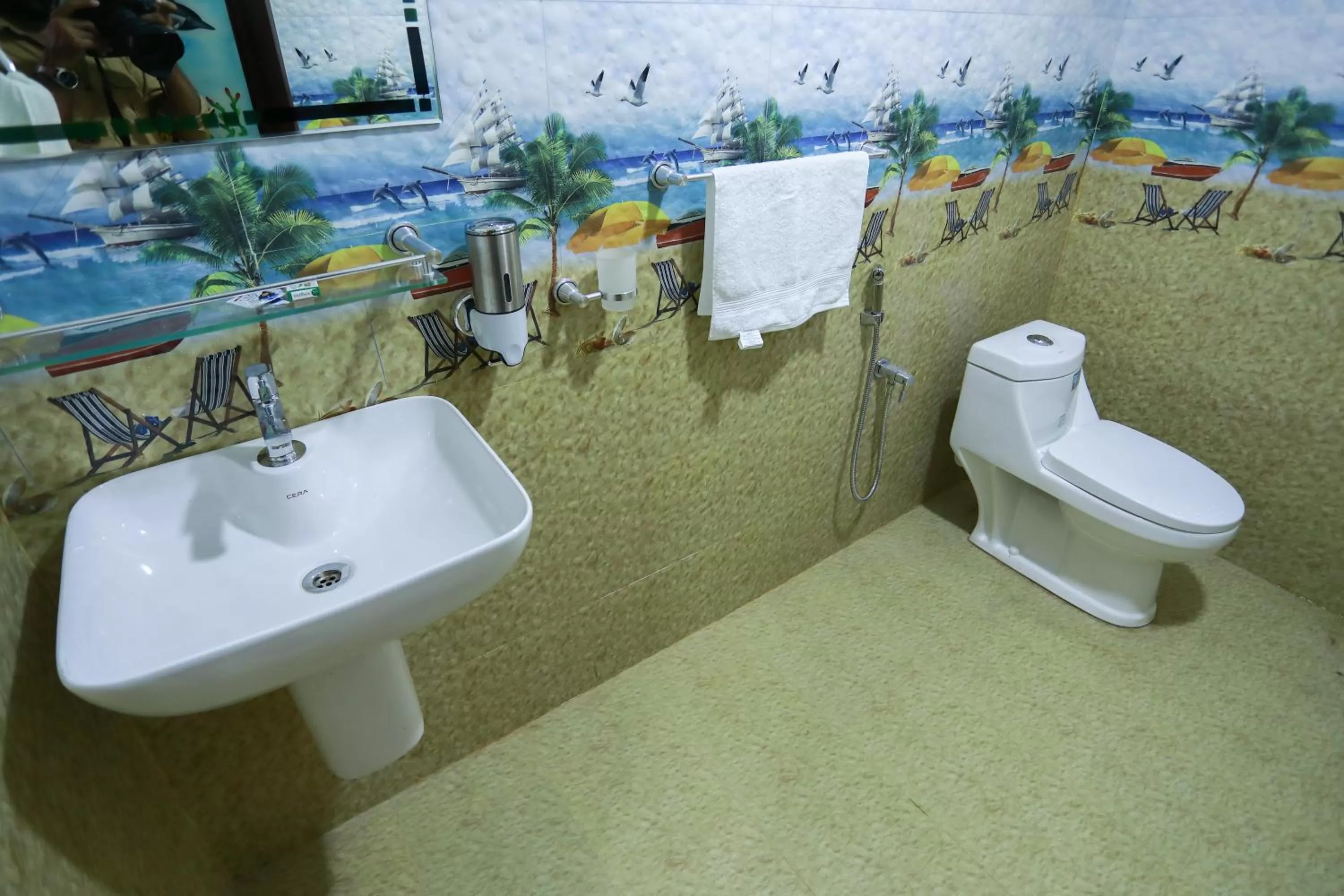 Toilet in LEISURE VALLEY BEACH RESORT