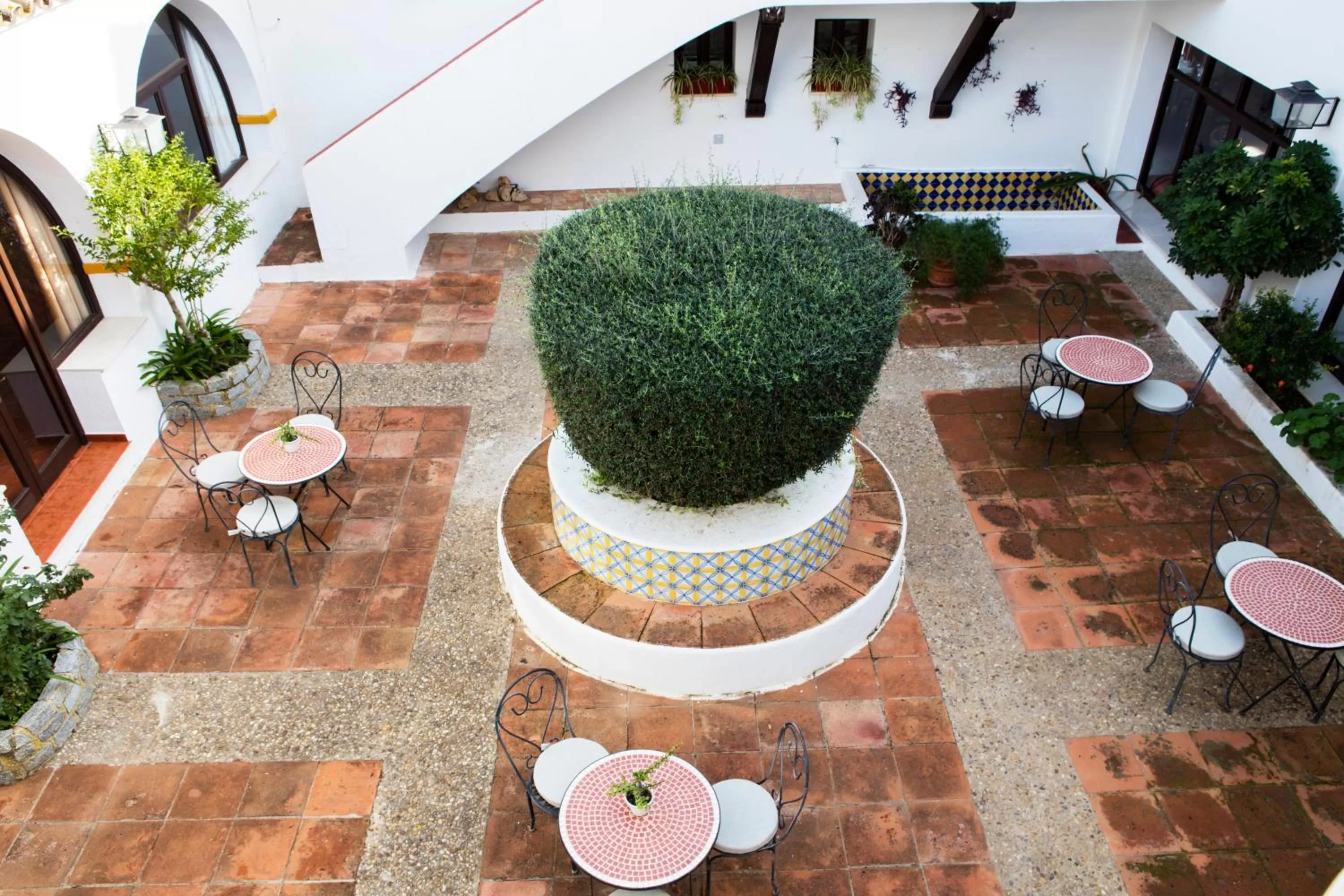 Patio in Hotel Tugasa Las Truchas