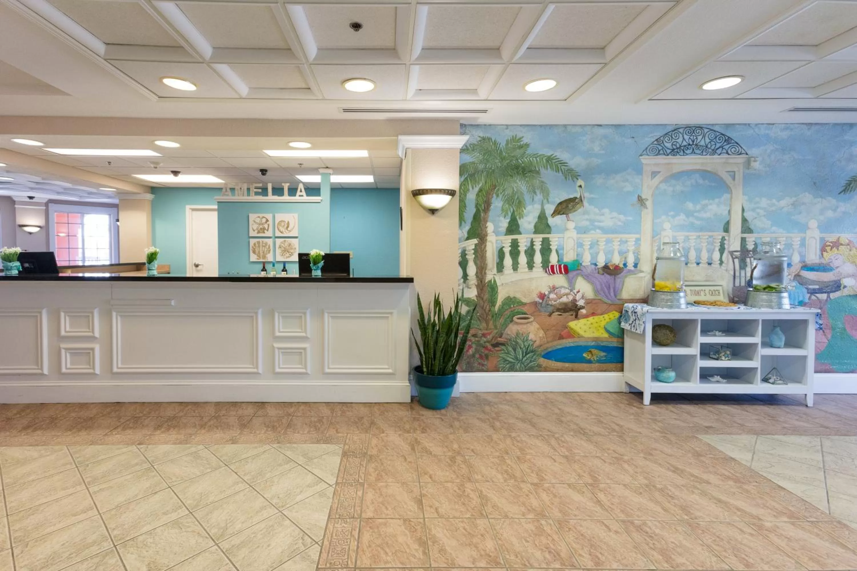 Lobby or reception in Amelia Hotel at the Beach
