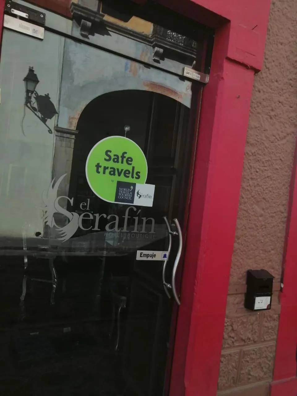 Logo/Certificate/Sign in El Serafin Hotel Boutique