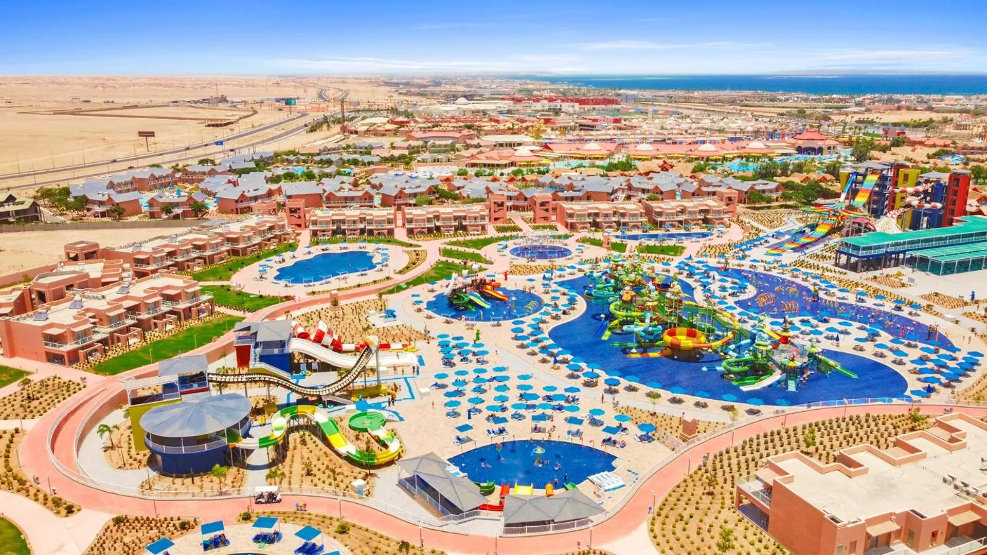 Aqua park in Neverland City Hurghada - Pickalbatros