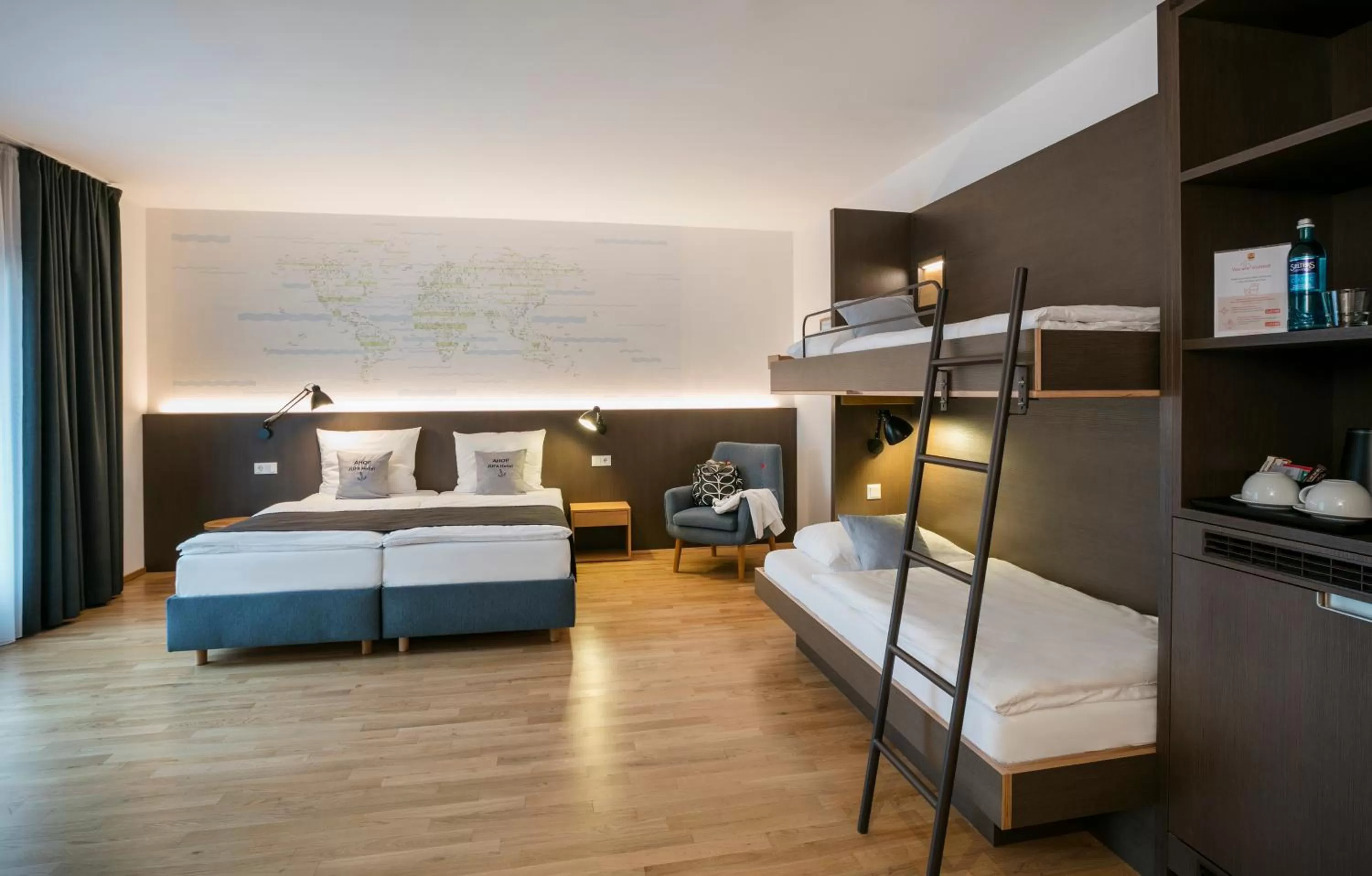 Photo of the whole room, Bed in JUFA Hotel Hamburg HafenCity