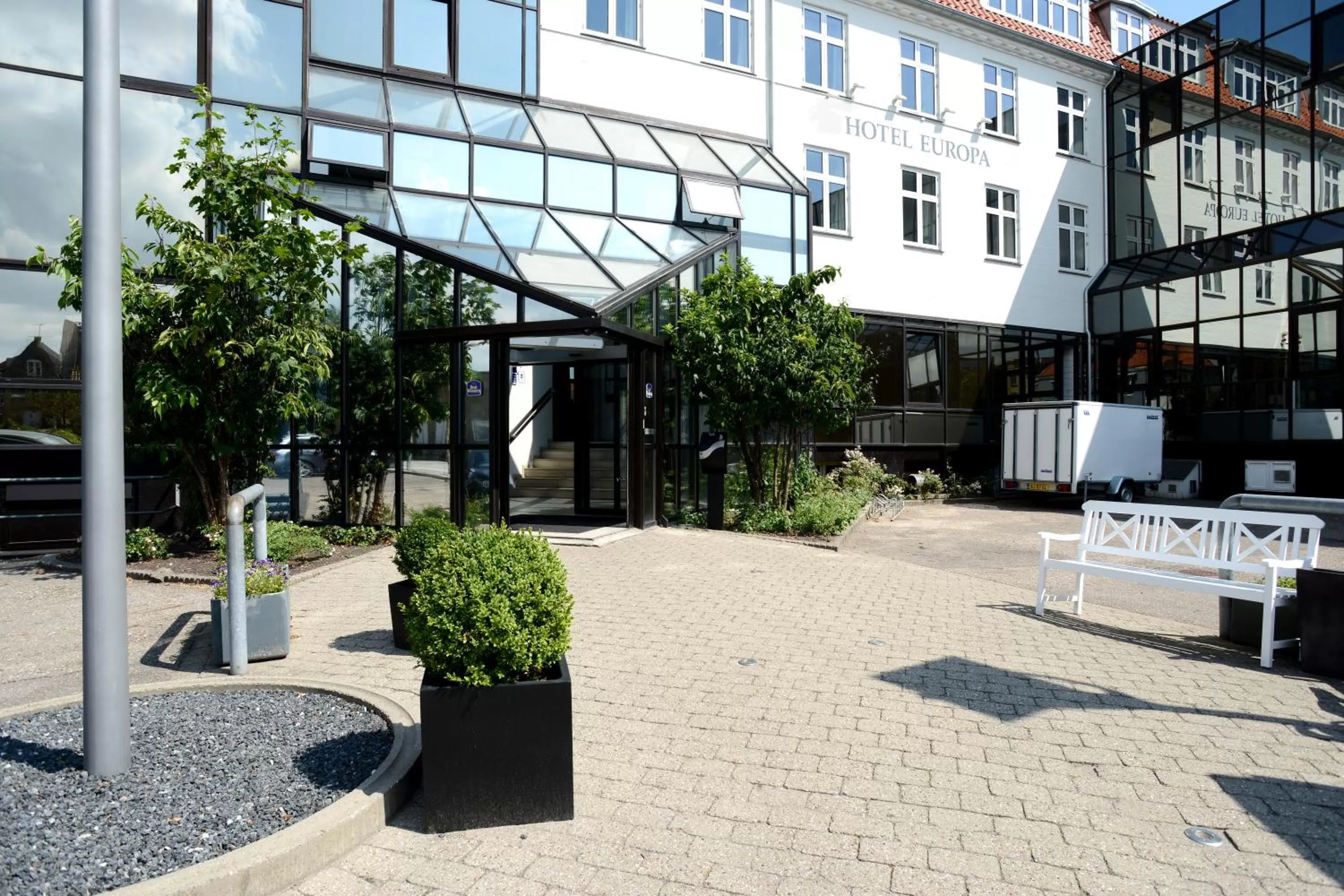 Patio in Hotel Europa