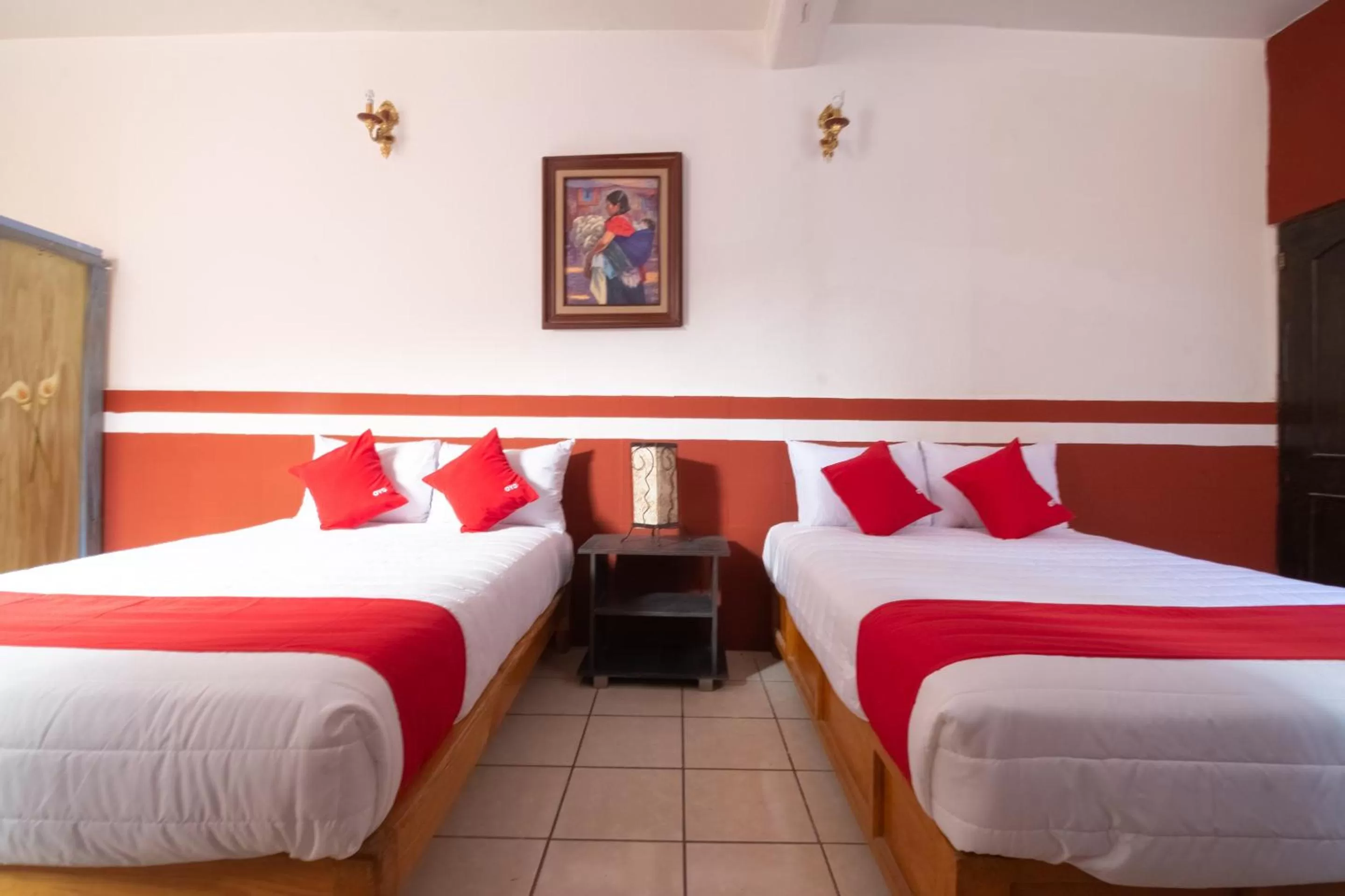 Bedroom in OYO Hotel Meson de la Concepcion