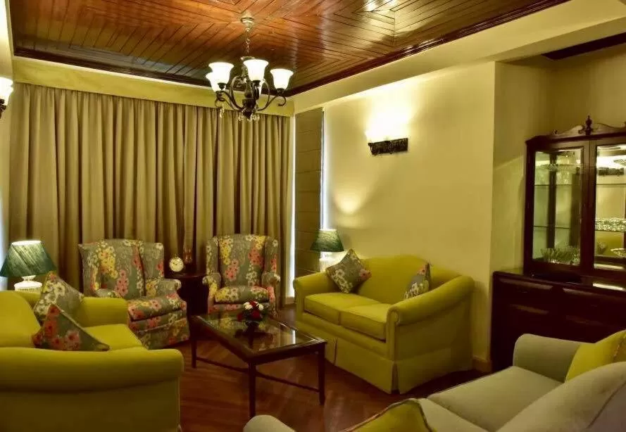 Living room in The Oaktree House