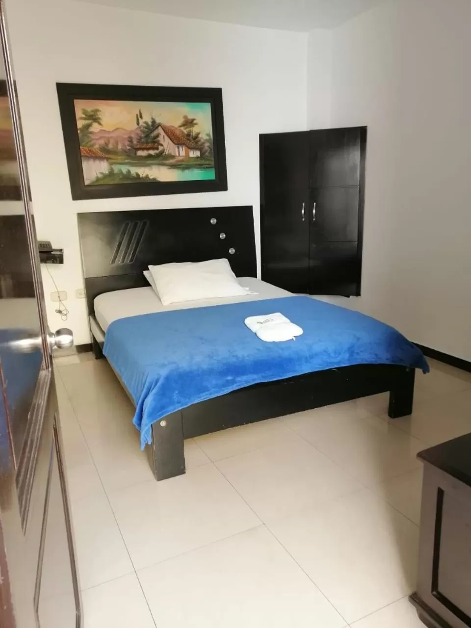 Bed in Hotel Palmeras De Mariana