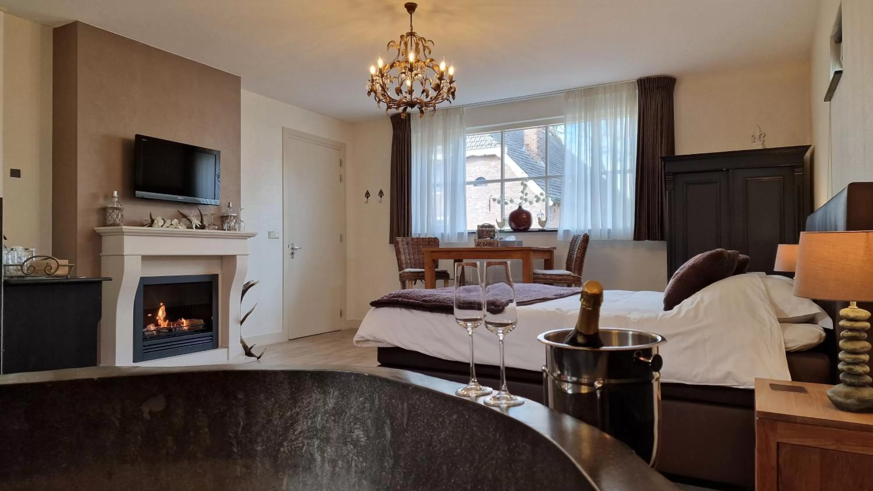 Bed in B&B De Droomhoeve