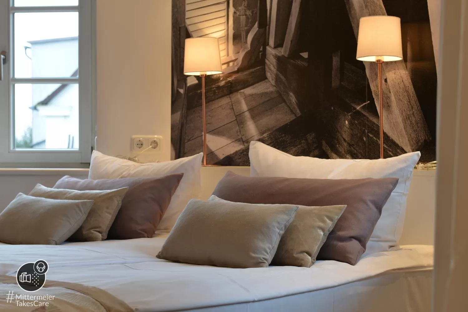 Bed in Villa Mittermeier, Hotellerie & Restaurant