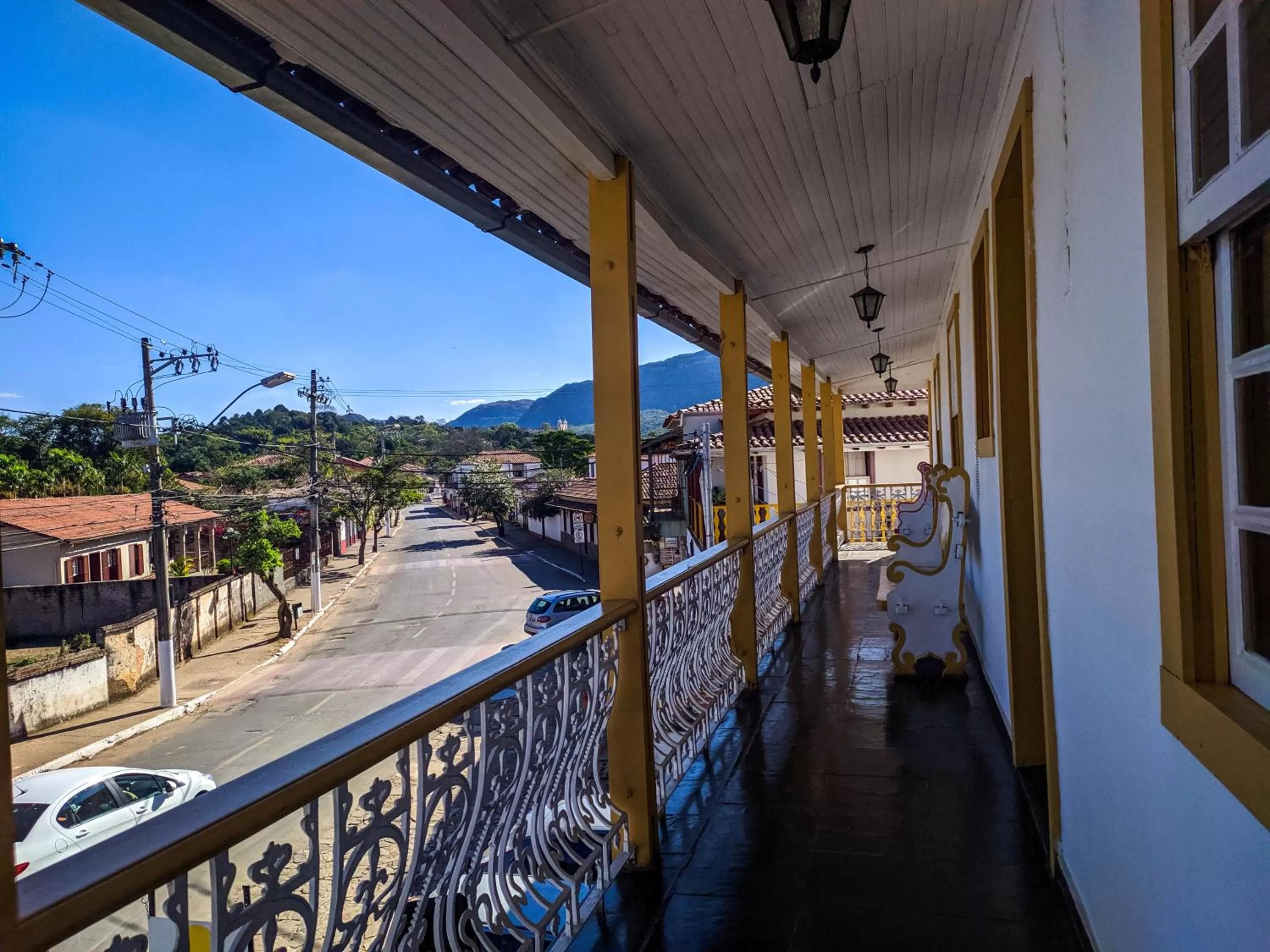 Balcony/Terrace in Pousada o Amanhecer