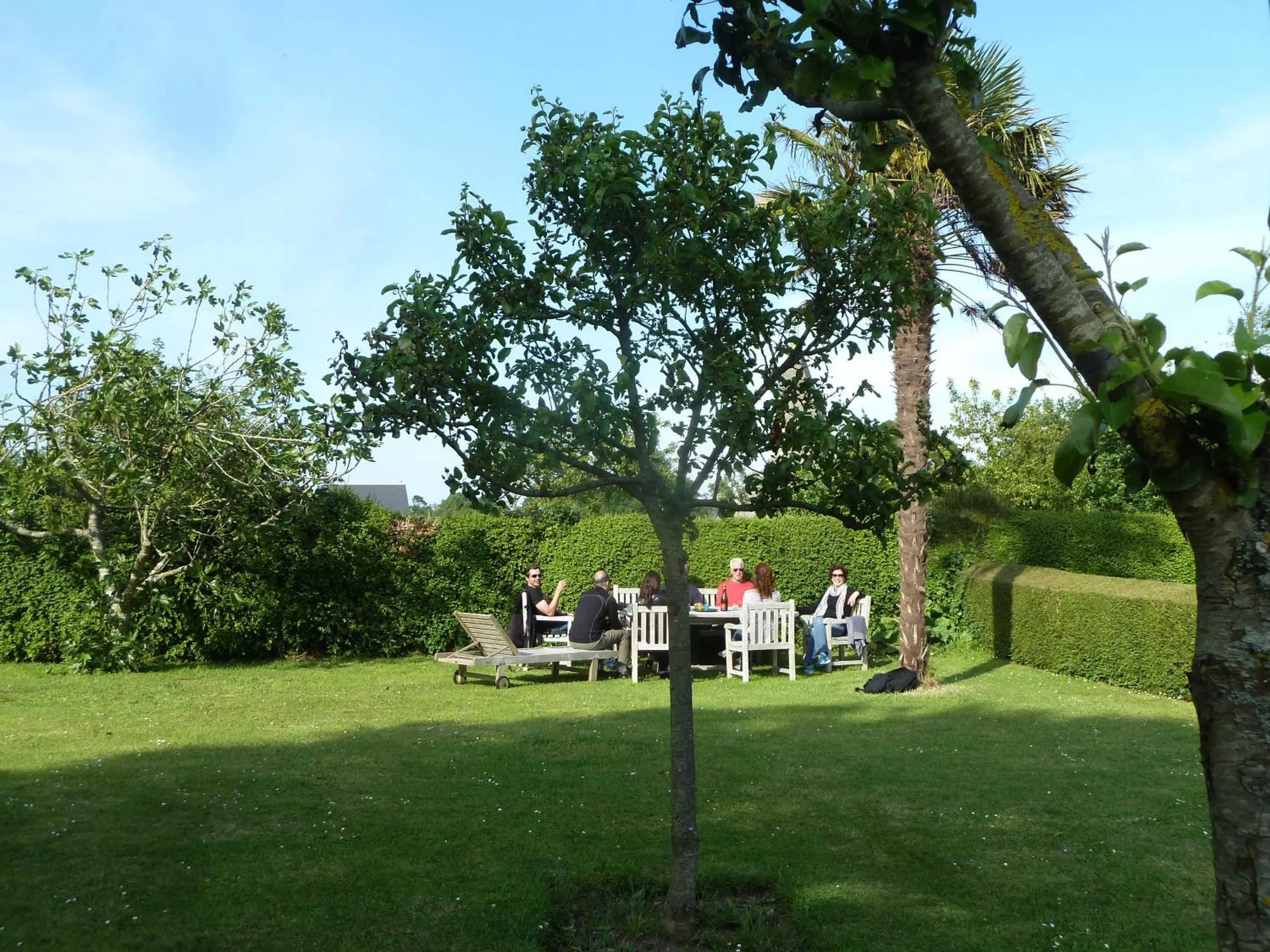 Garden in Manoir de Turqueville les Quatre Etoiles