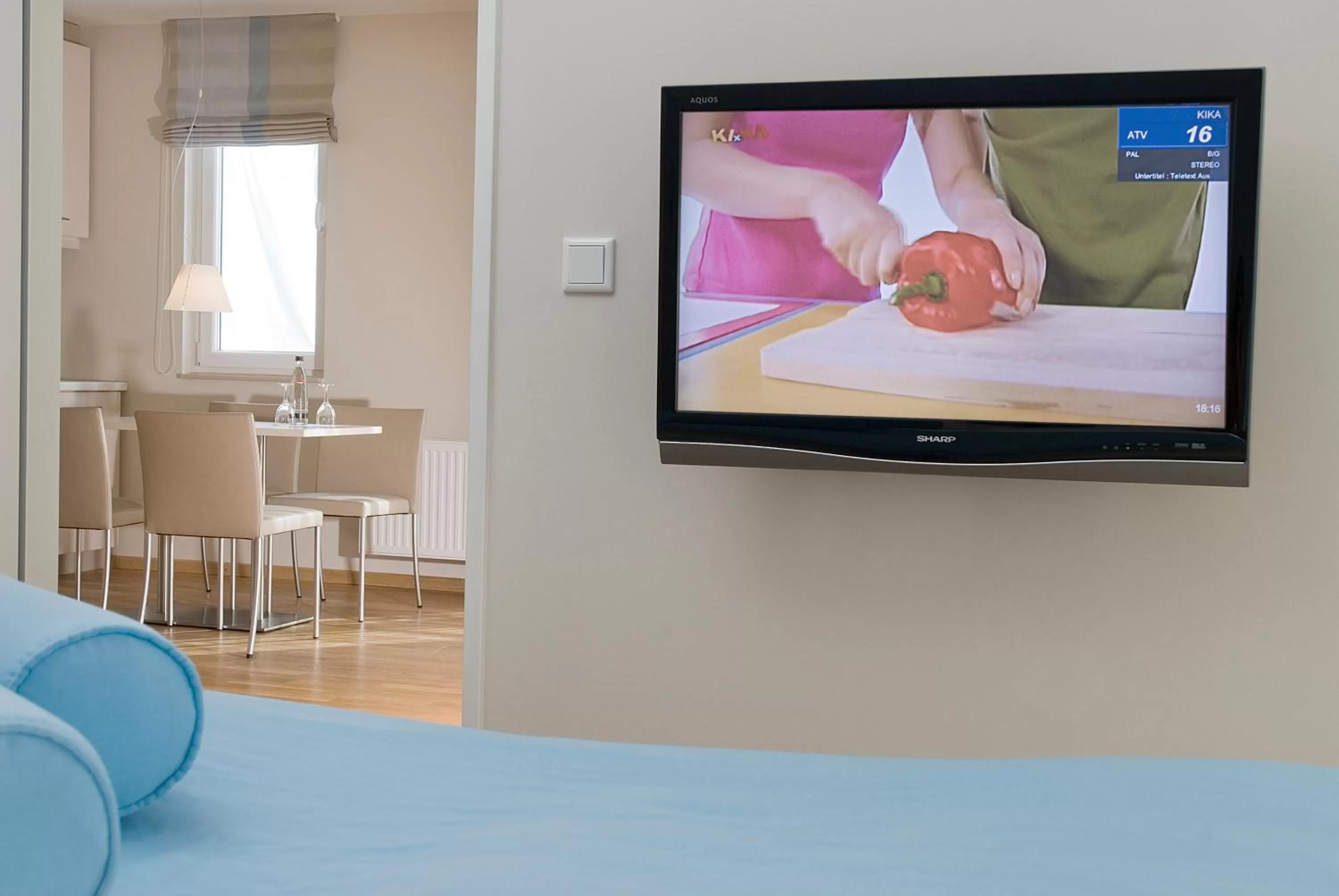 Photo of the whole room, Bed in Nymphe Strandhotel & Apartments