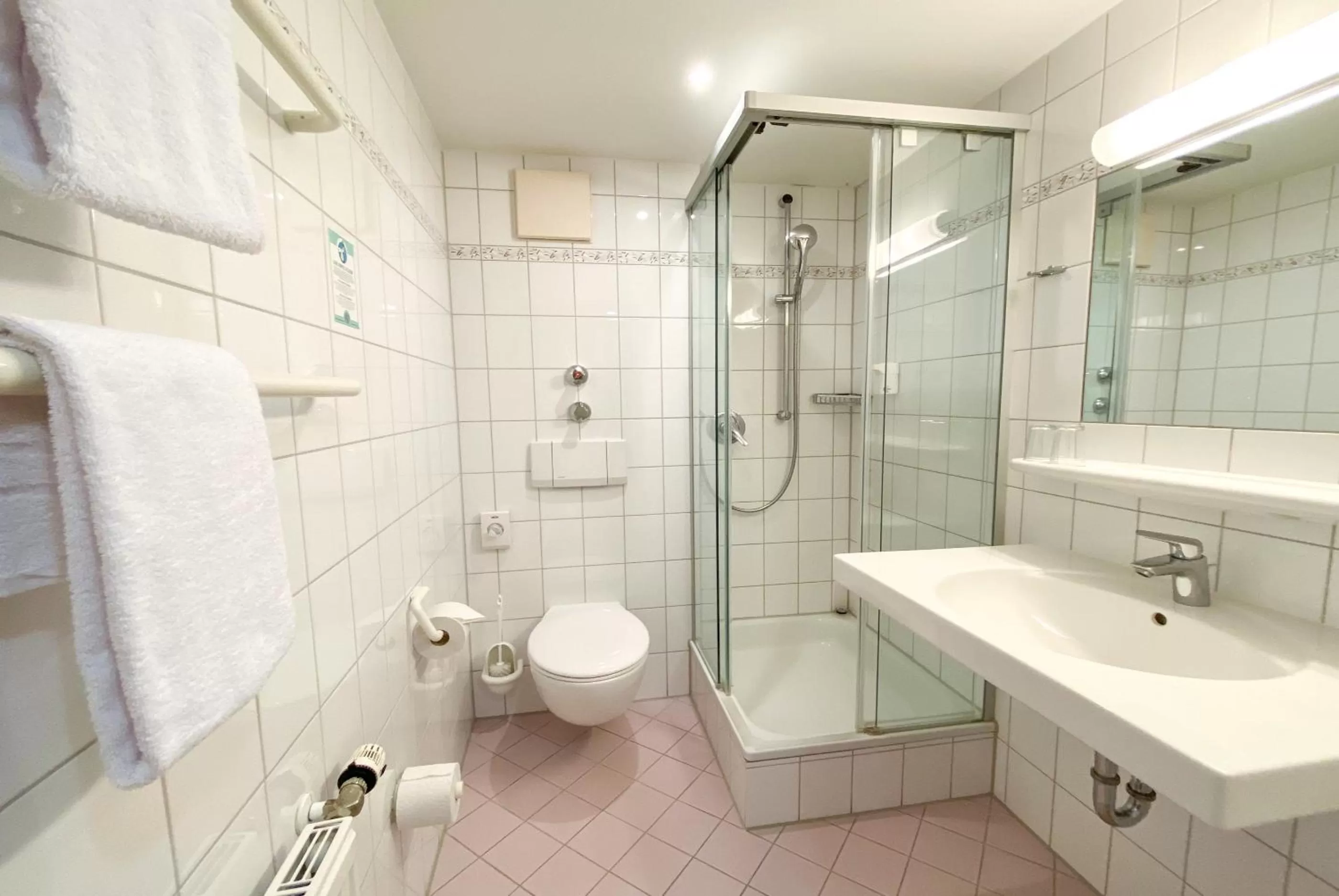 Shower in Berggasthof Höchsten