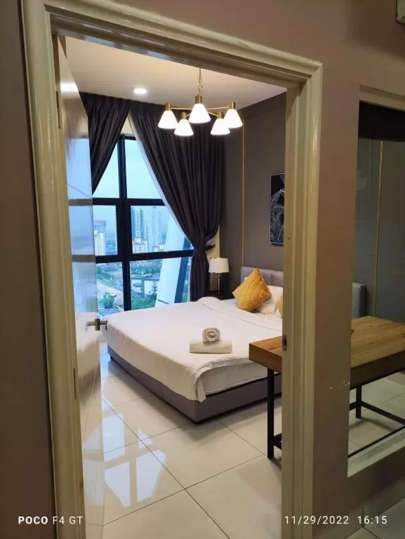 Bedroom, Bed in Arte Mont Kiara Hotel Suite