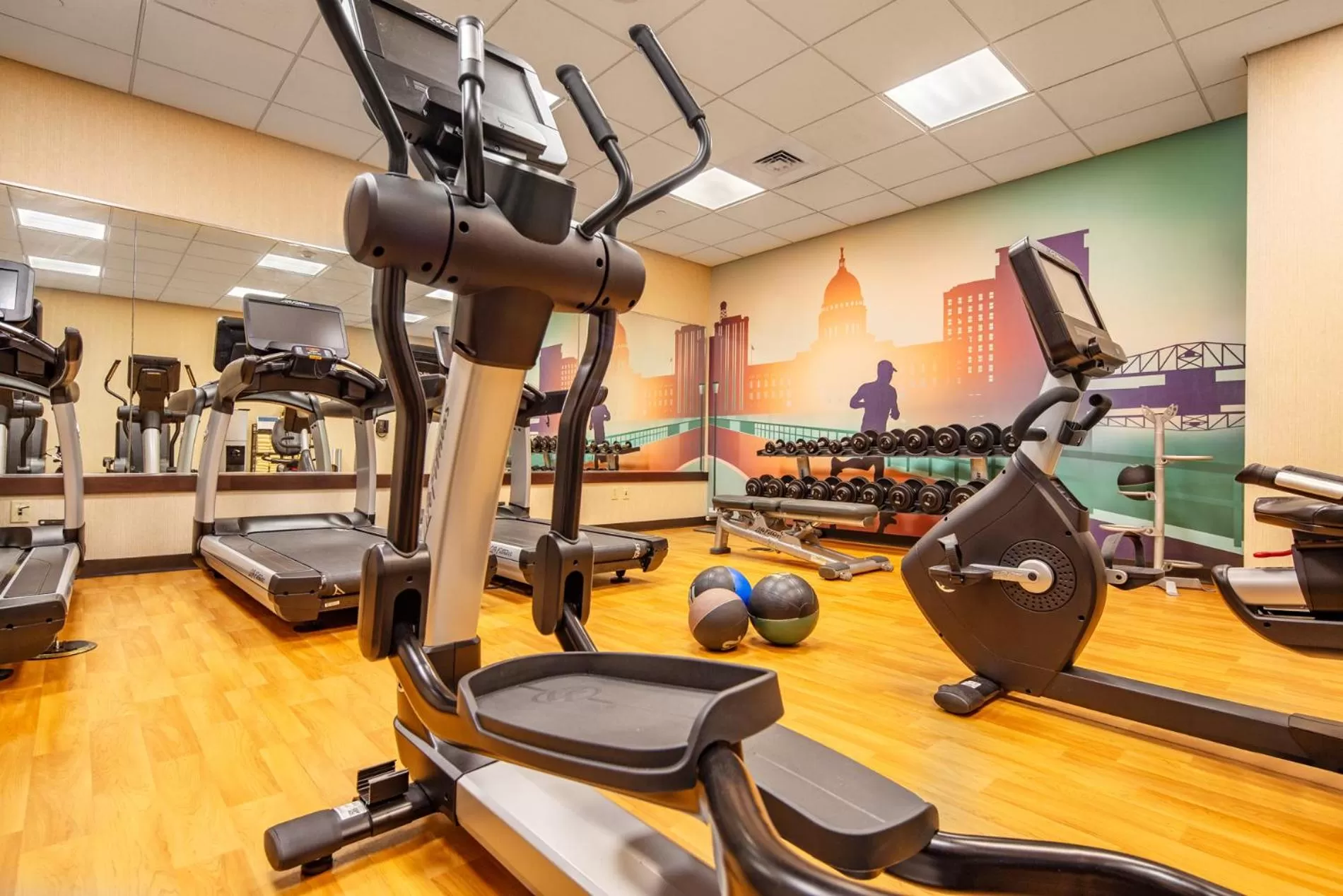 Fitness centre/facilities in Hyatt Place Madison/Downtown