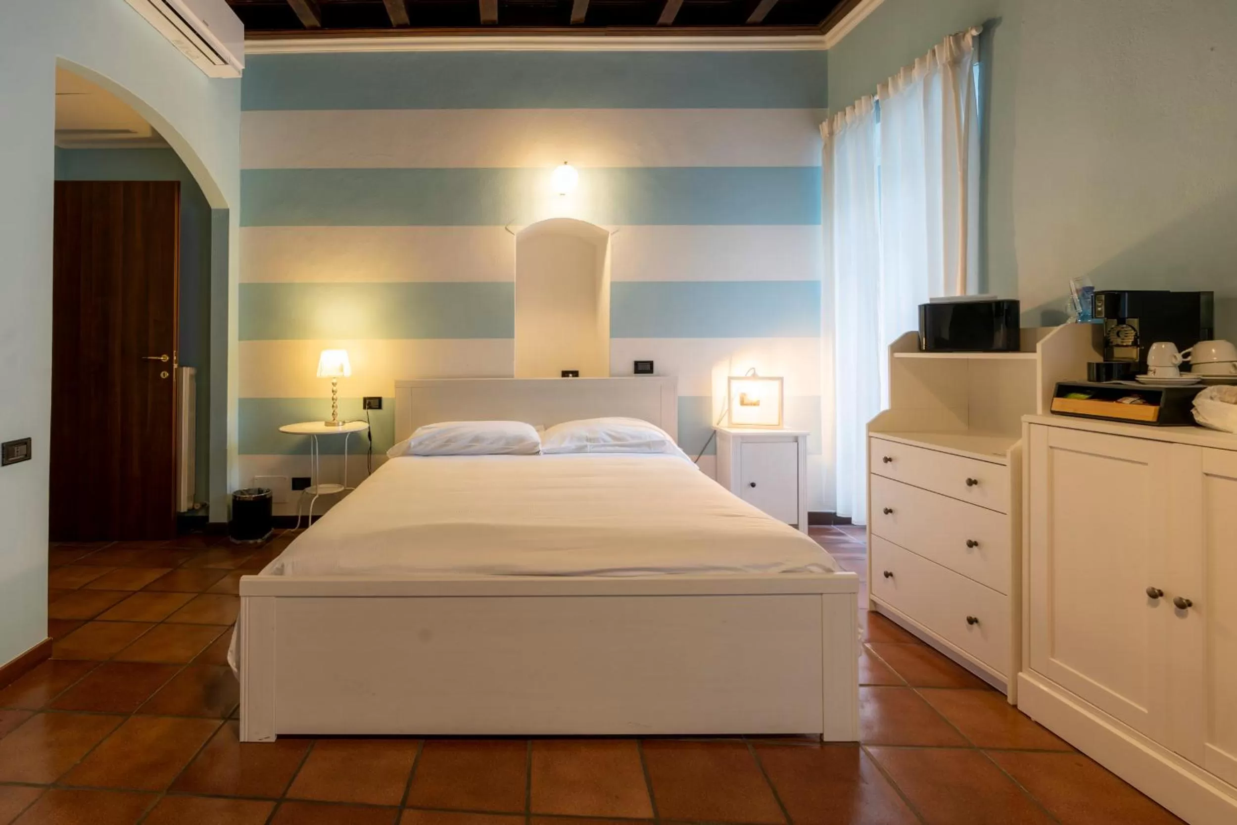 View (from property/room), Bed in Locanda Alberti