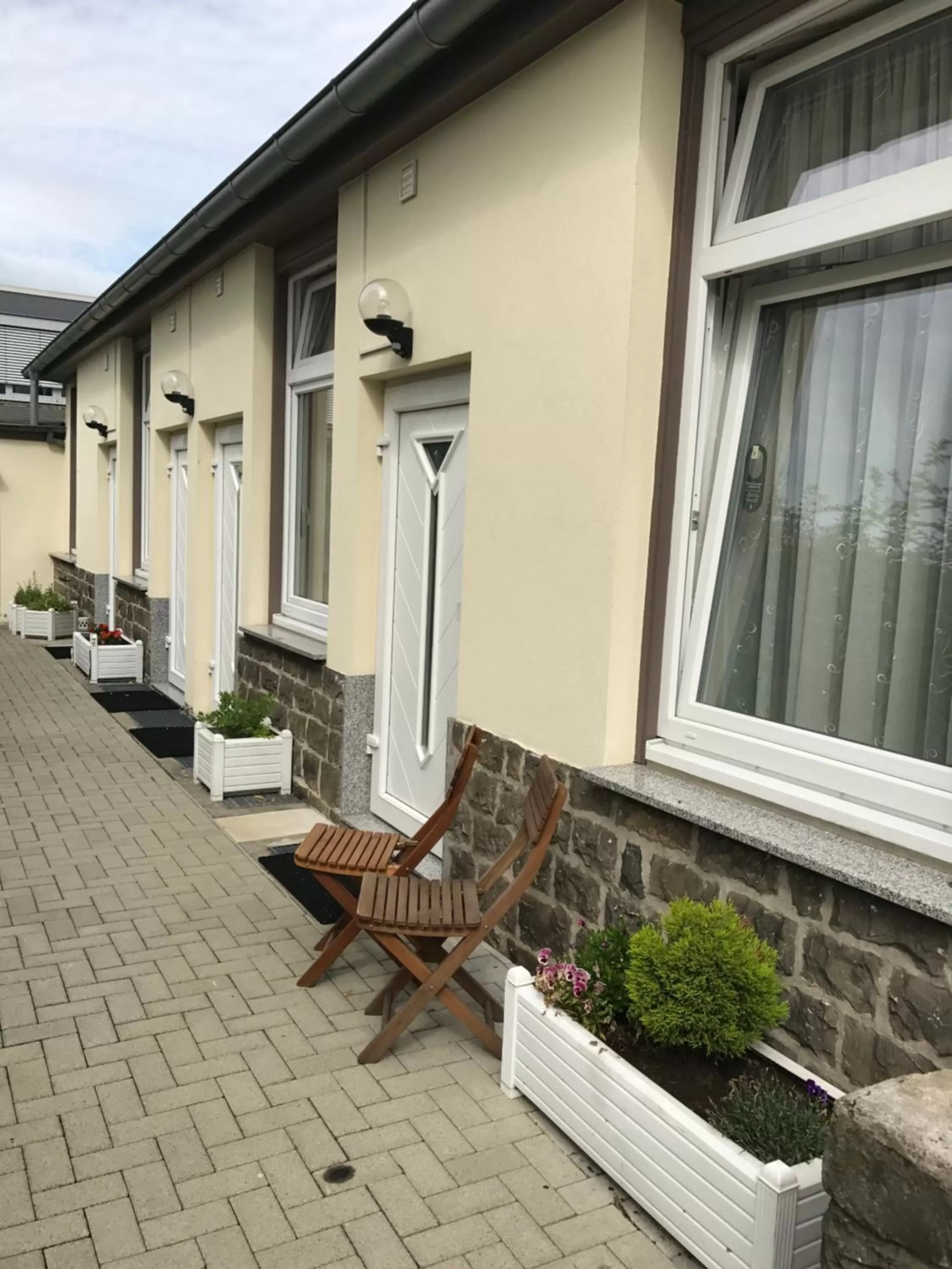 Patio in Boutique Hotel Goldene Henne