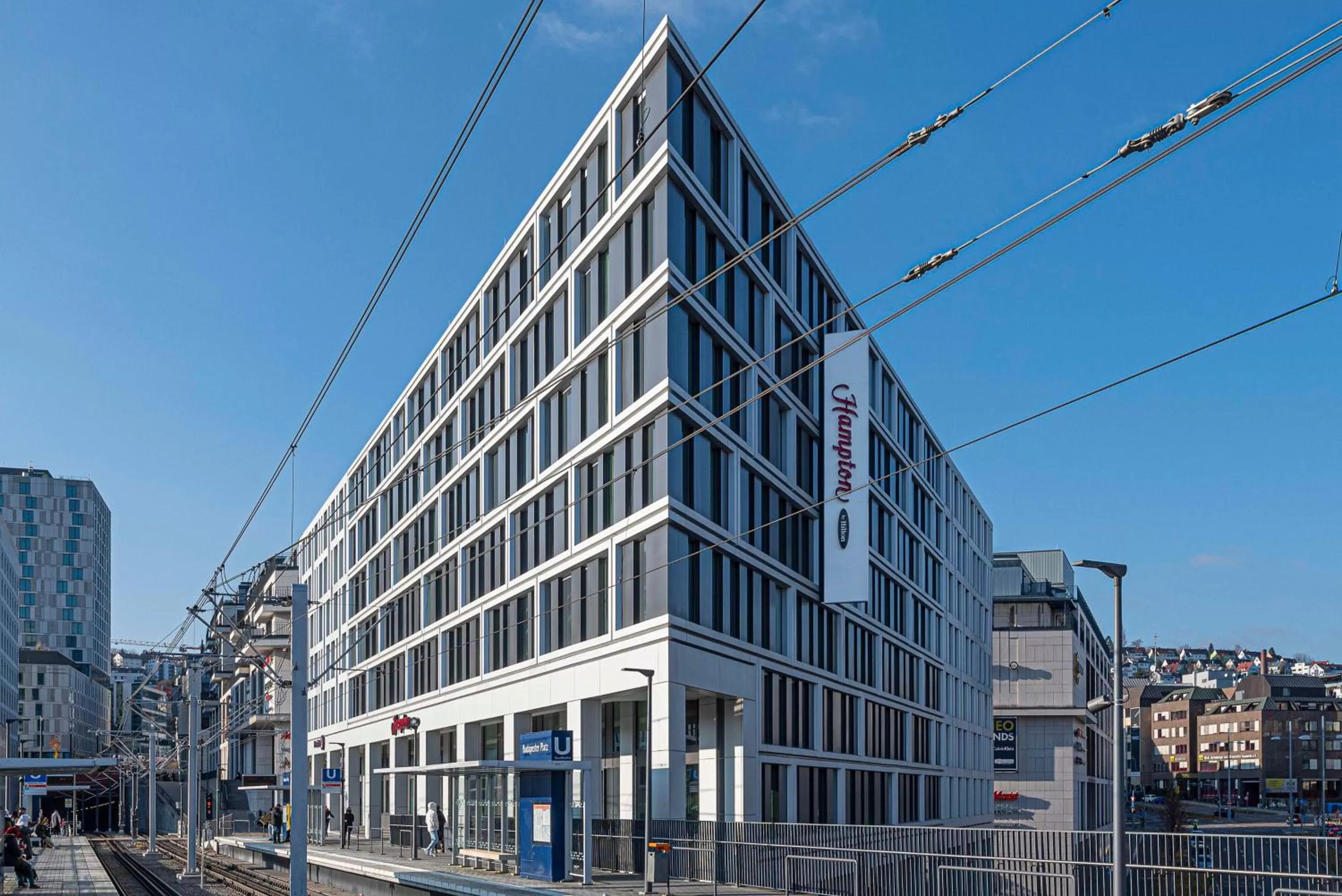 Property building in Hampton by Hilton Stuttgart City Centre