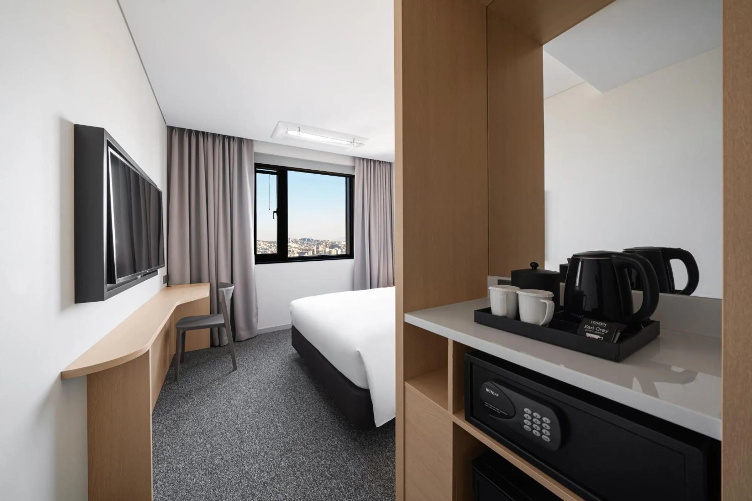 Decorative detail, Bed in Nine Tree by Parnas Seoul Dongdaemun