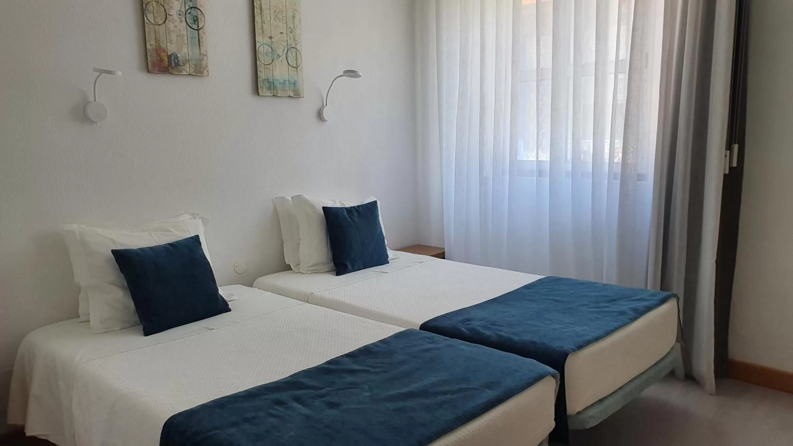 Bed in Hotel Palmeira