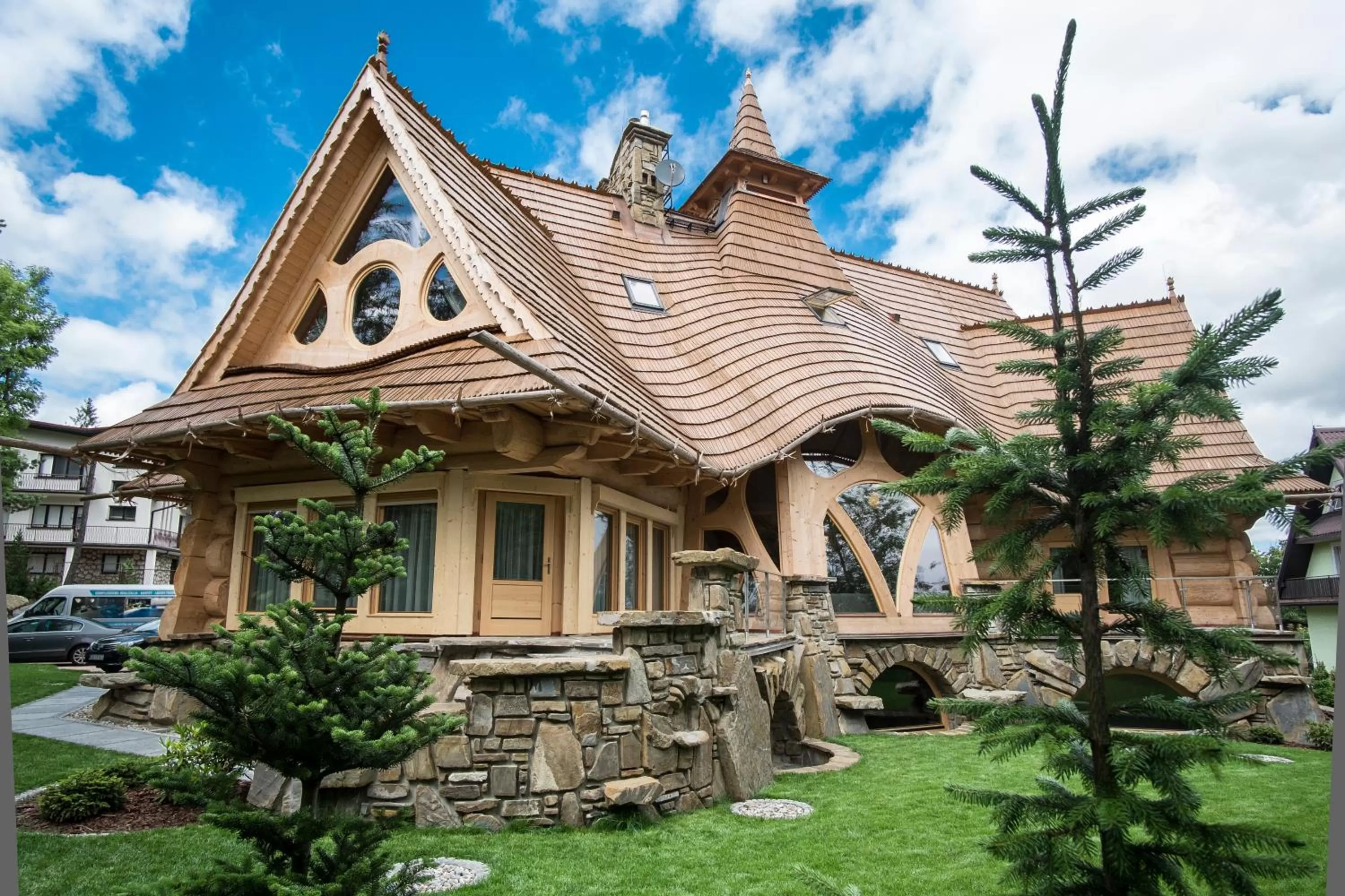 Facade/entrance in Villa Belweder