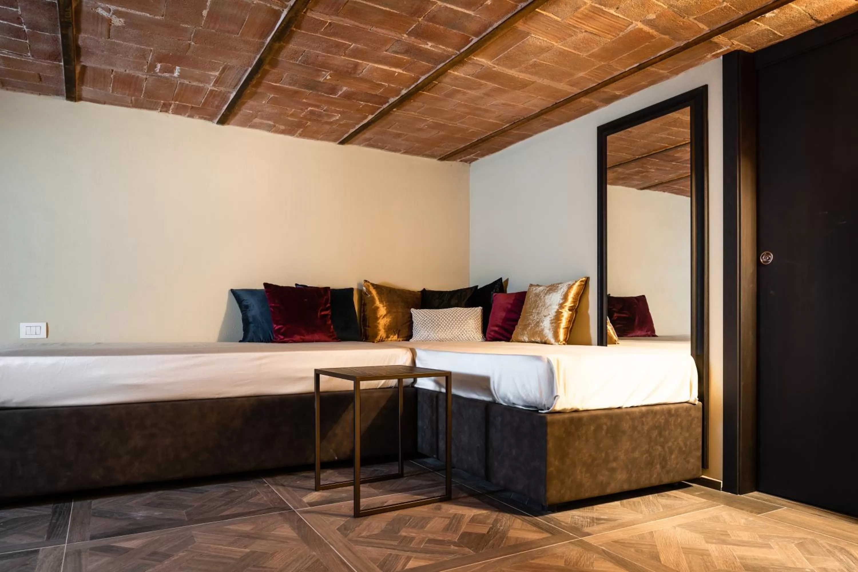 Living room, Bed in Corte Guelfa