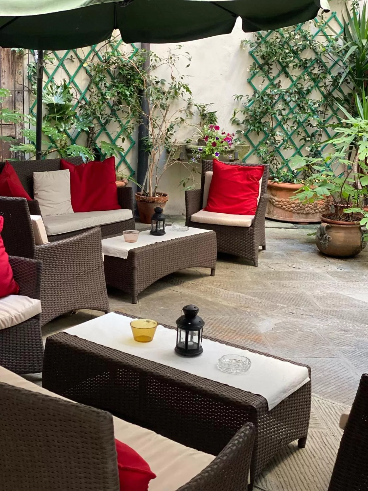 Patio in Hotel Palazzo Benci